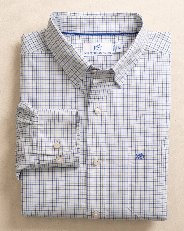 Charleston Balfour Plaid Long Sleeve Sport Shirt sold by Southern Tide