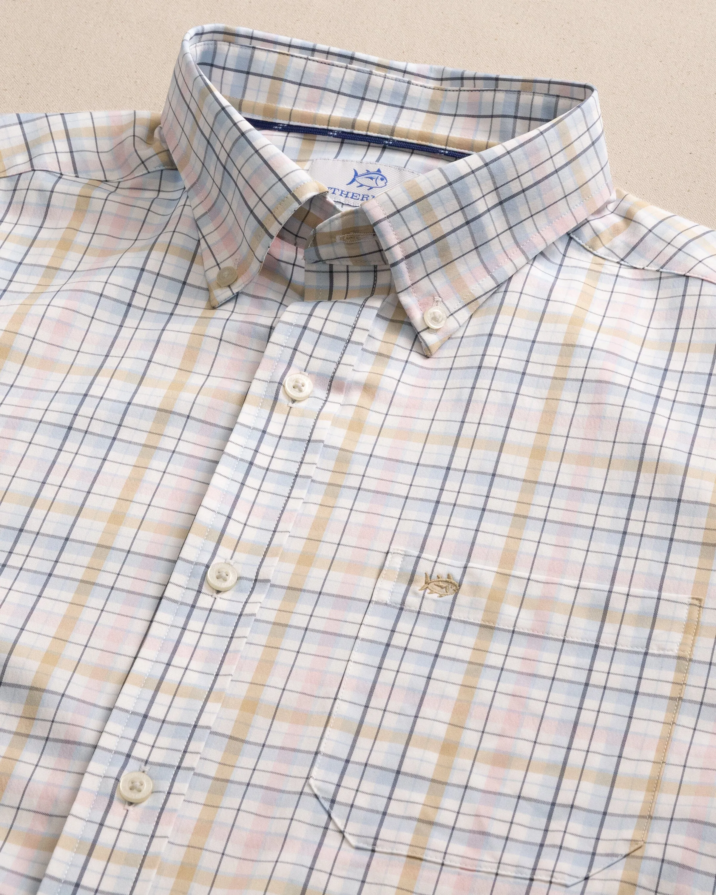 Morris Island brrr°® Intercoastal Plaid Long Sleeve Sport Shirt sold by Southern Tide product image thumbnail 2