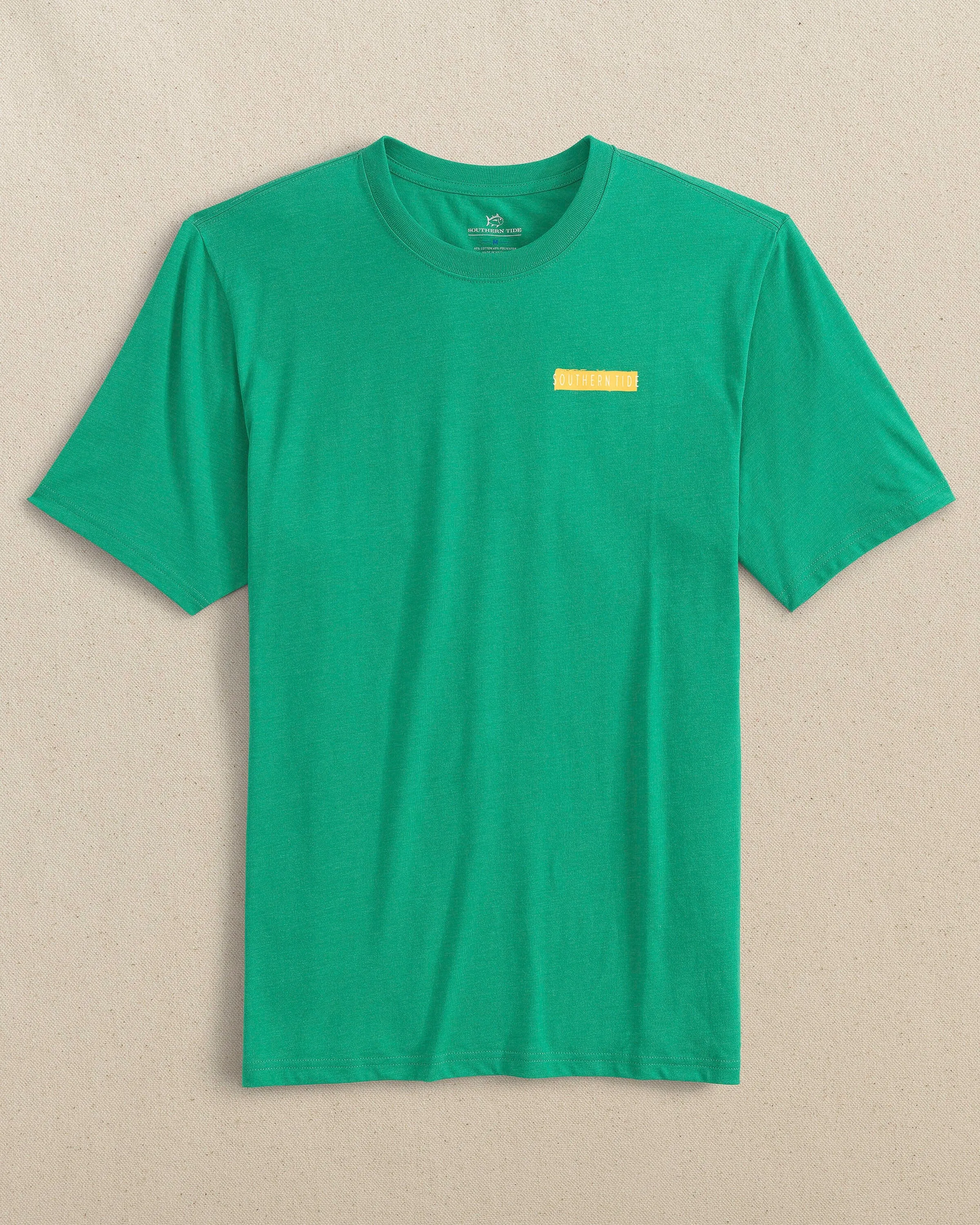 Mahi Mahi Catch Flags Short Sleeve Heather T-Shirt sold by Southern Tide product image thumbnail 2