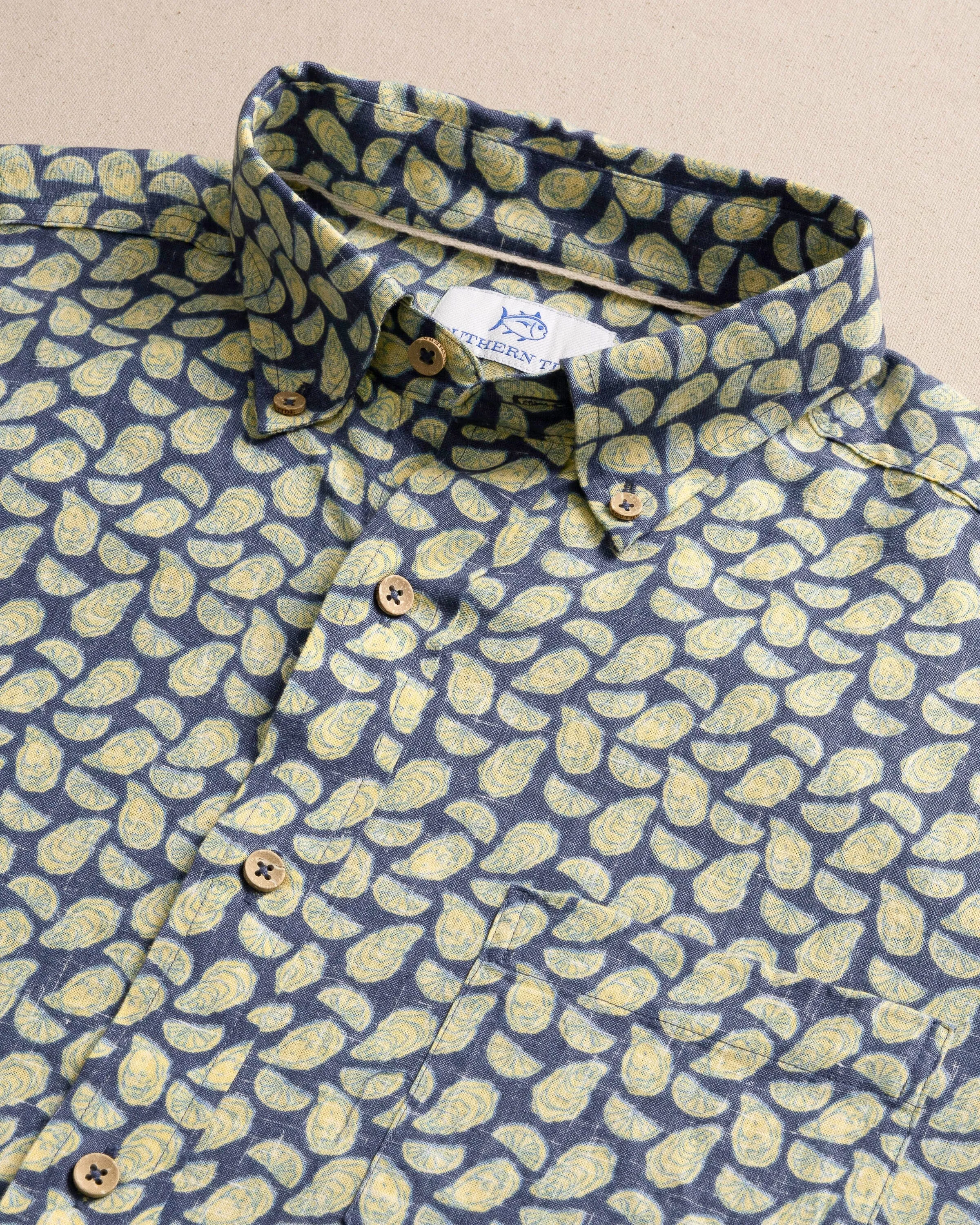 Oyster Roast Linen Rayon Short Sleeve Sport Shirt sold by Southern Tide product image thumbnail 2