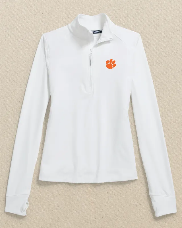 Clemson Tigers Women's Runaround Quarter Zip sold by Southern Tide
