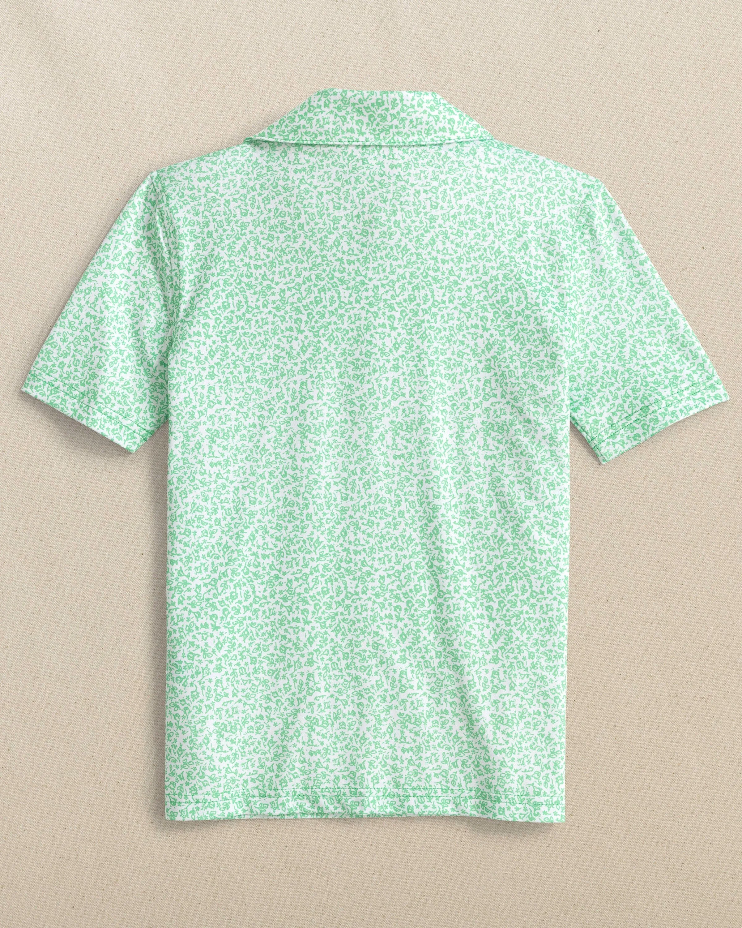 Boys Flower Frenzy Performance Polo sold by Southern Tide product image thumbnail 4