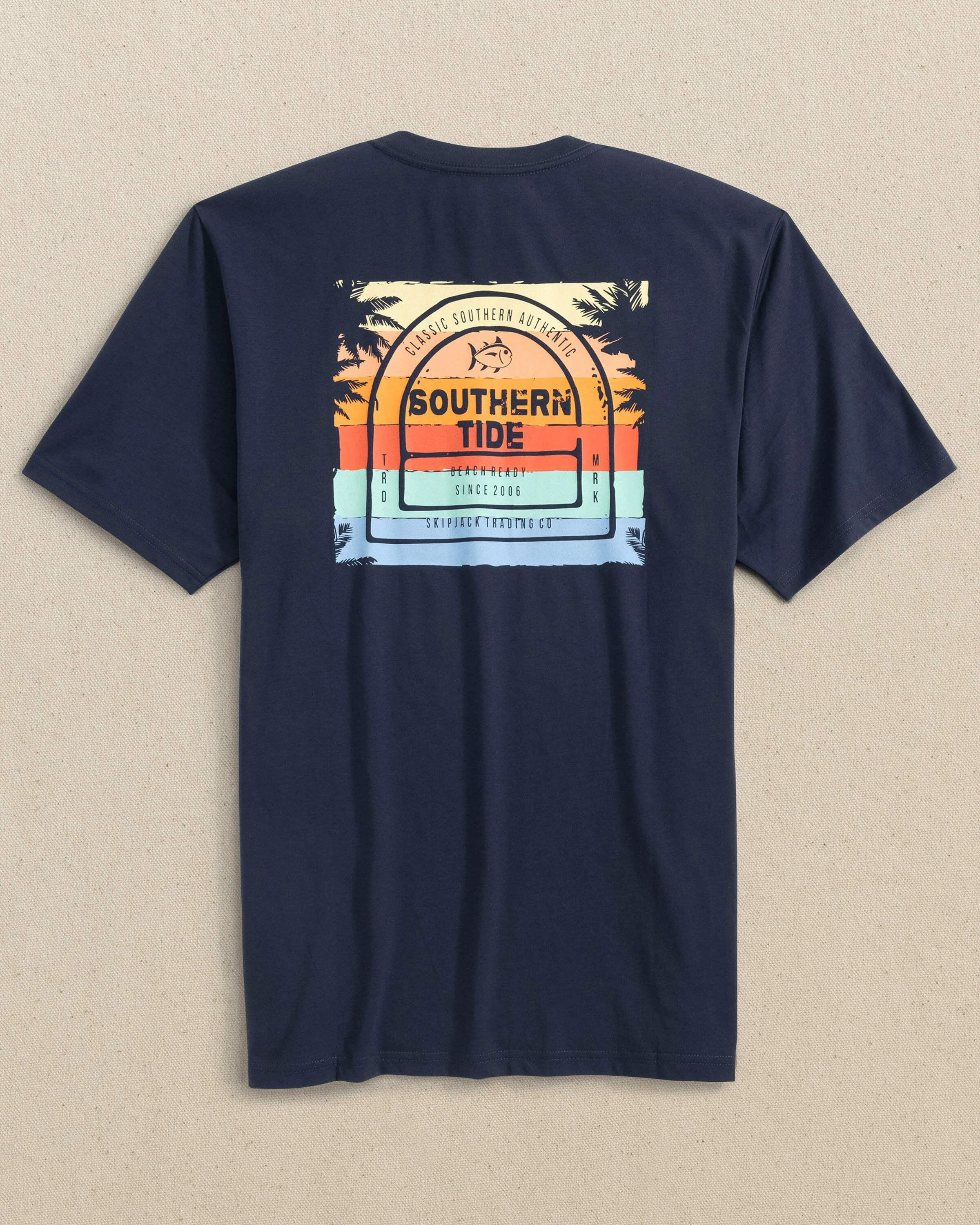 Beach Ready Skipjack Short Sleeve T-Shirt sold by Southern Tide