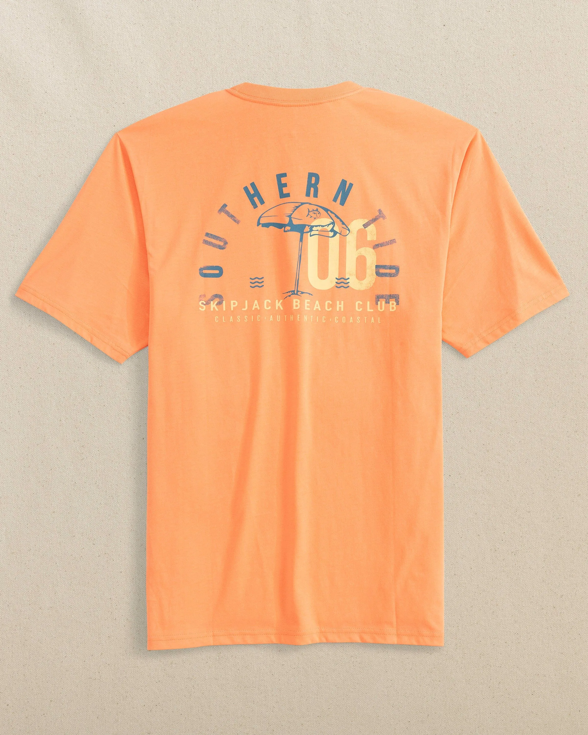 Umbrella Beach Club Short Sleeve T-Shirt sold by Southern Tide