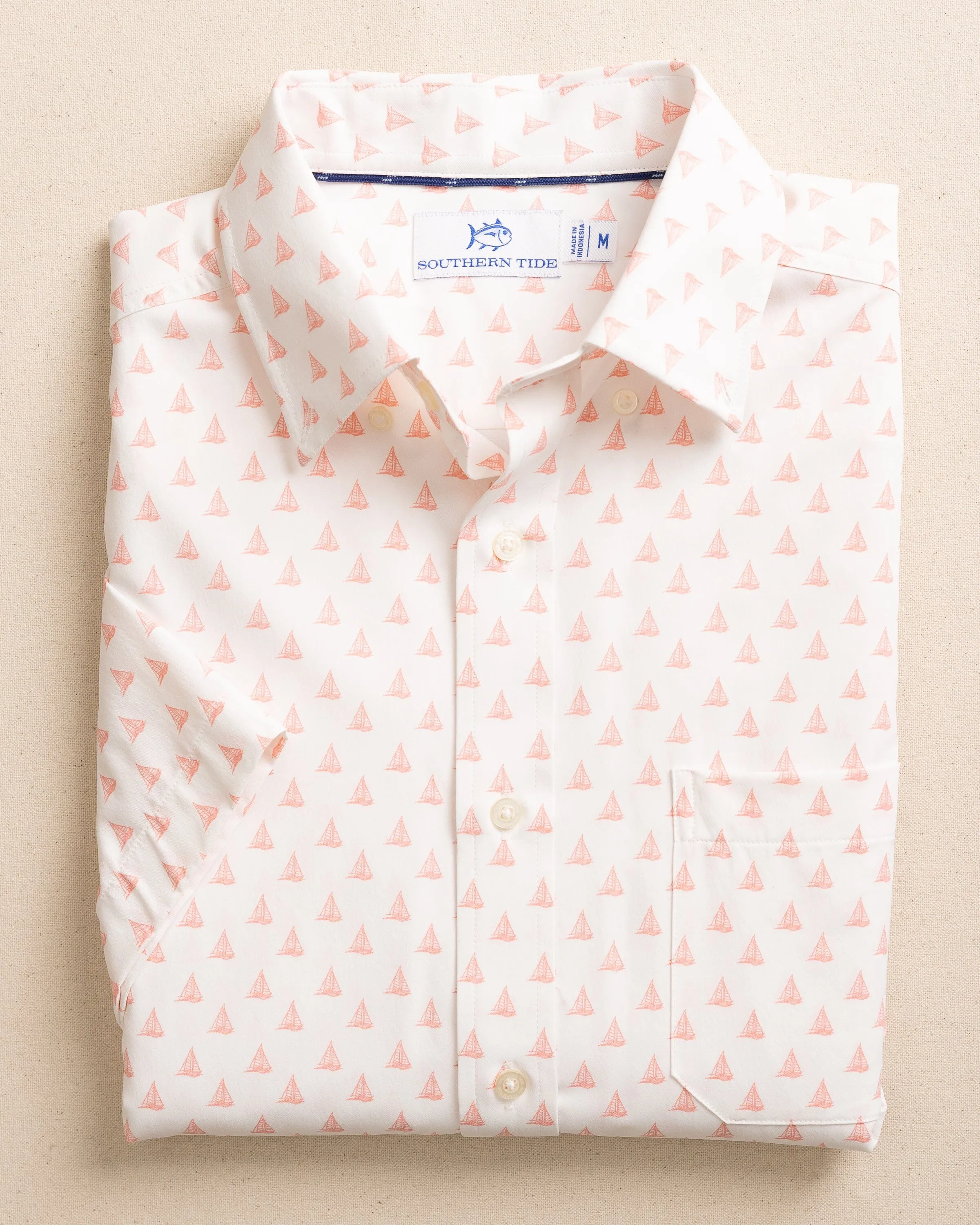 Floatin' Along Intercoastal Short Sleeve Sport Shirt sold by Southern Tide product image thumbnail 3