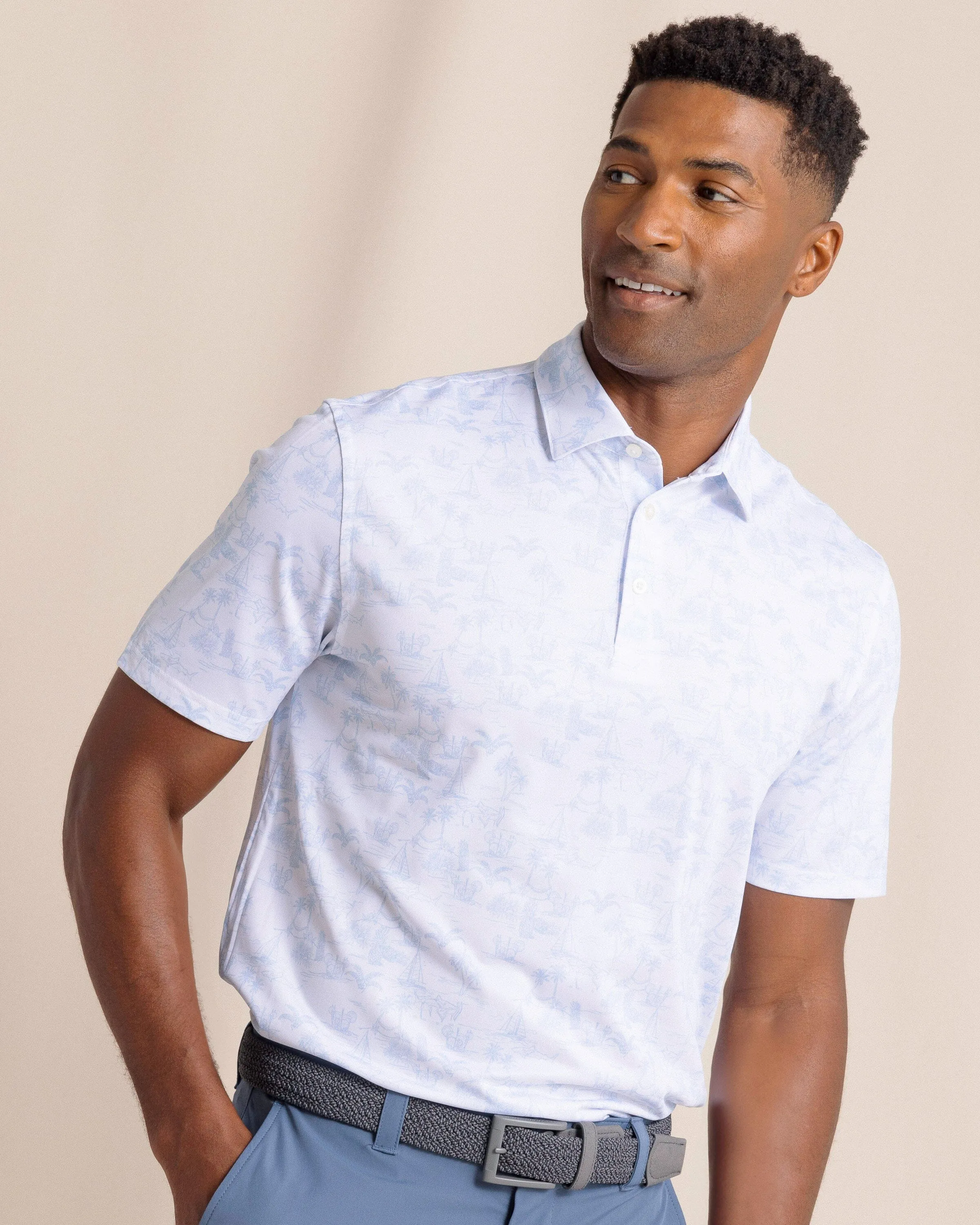 Driver Tide To The Shore Polo sold by Southern Tide product image thumbnail 3