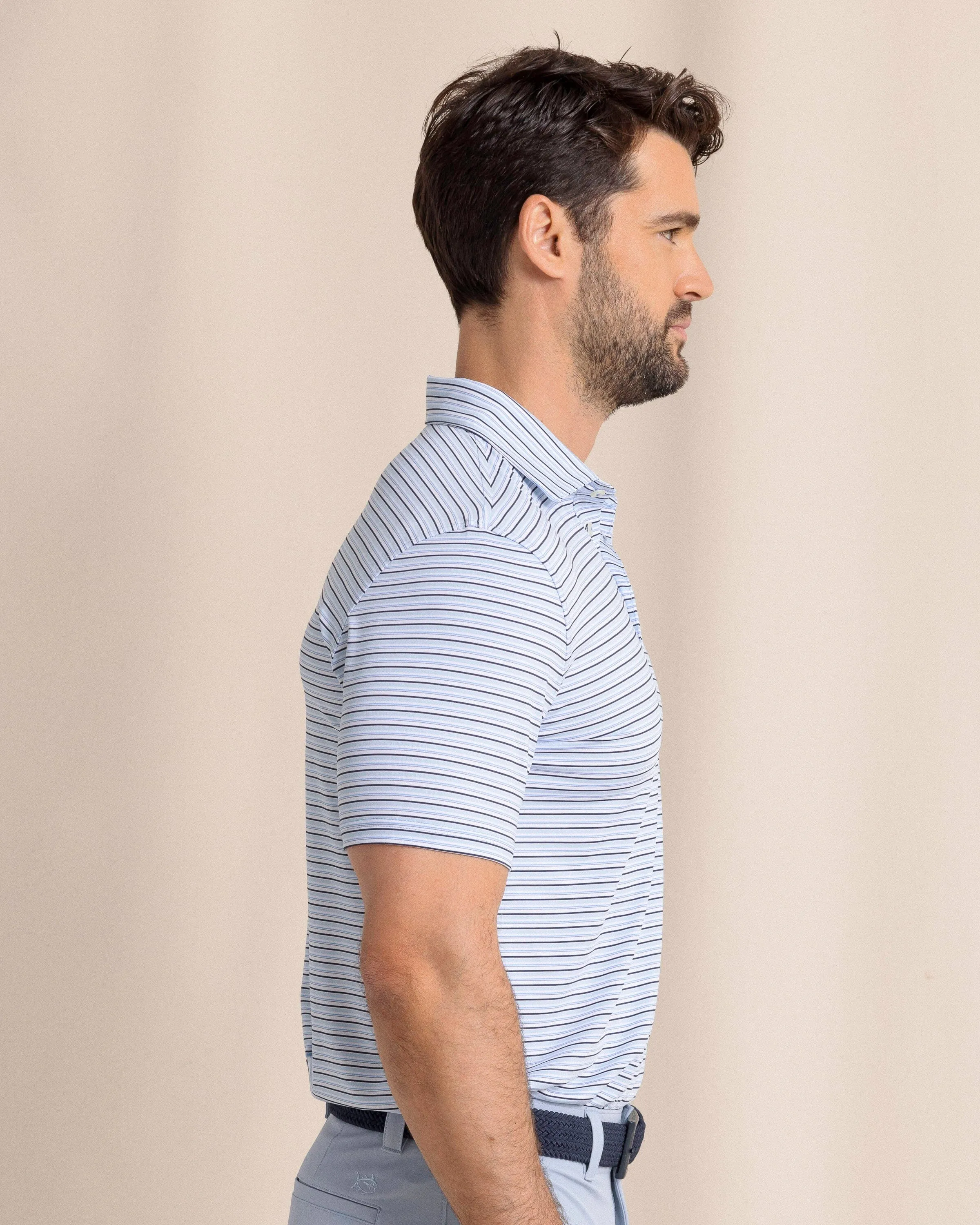 Driver Oyster Creek Stripe Polo sold by Southern Tide product image thumbnail 4