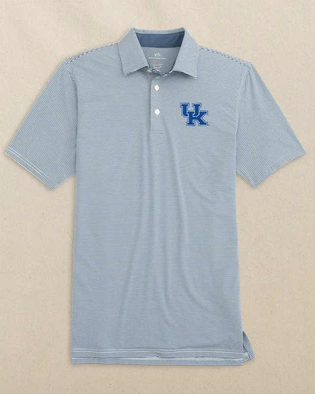 Kentucky Wildcats brrr°®-eeze Meadowbrook Stripe Polo sold by Southern Tide