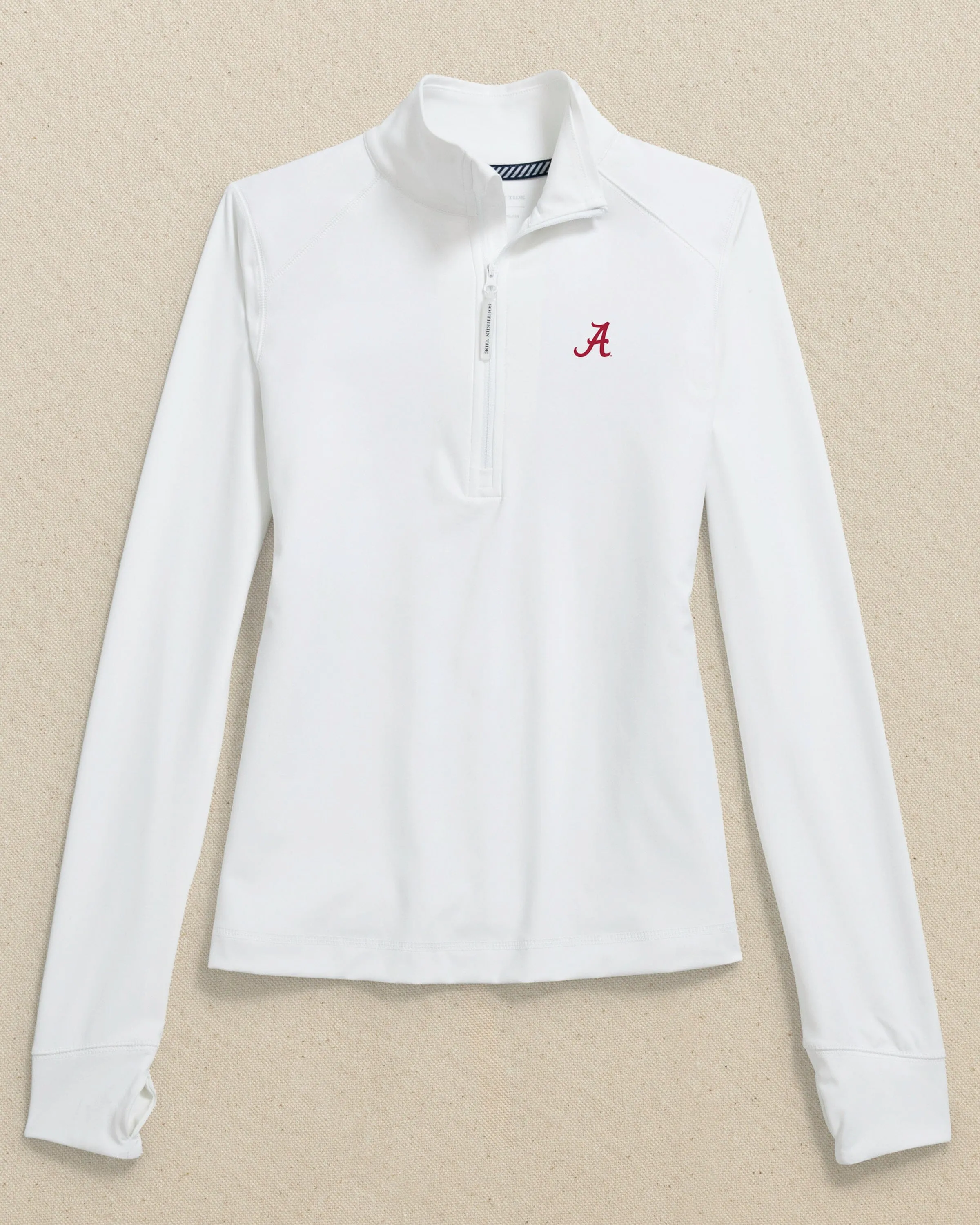 Alabama Crimson Tide Women's Runaround Quarter Zip sold by Southern Tide