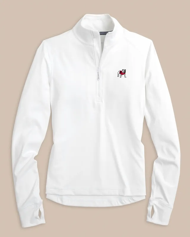 Georgia Bulldogs Women's Runaround Quarter Zip sold by Southern Tide
