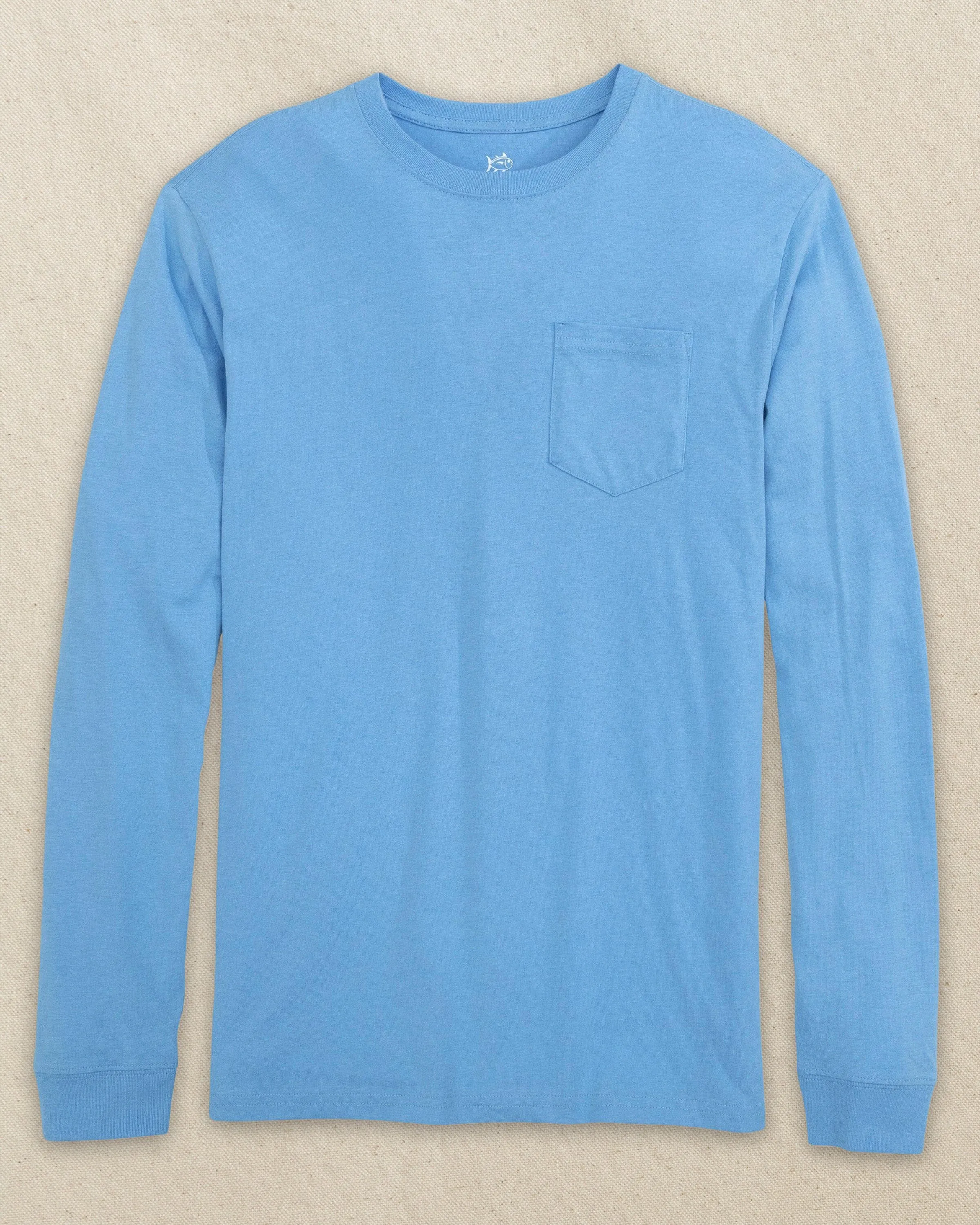 Classic Long Sleeve Pocket T-Shirt - Ocean Channel sold by Southern Tide