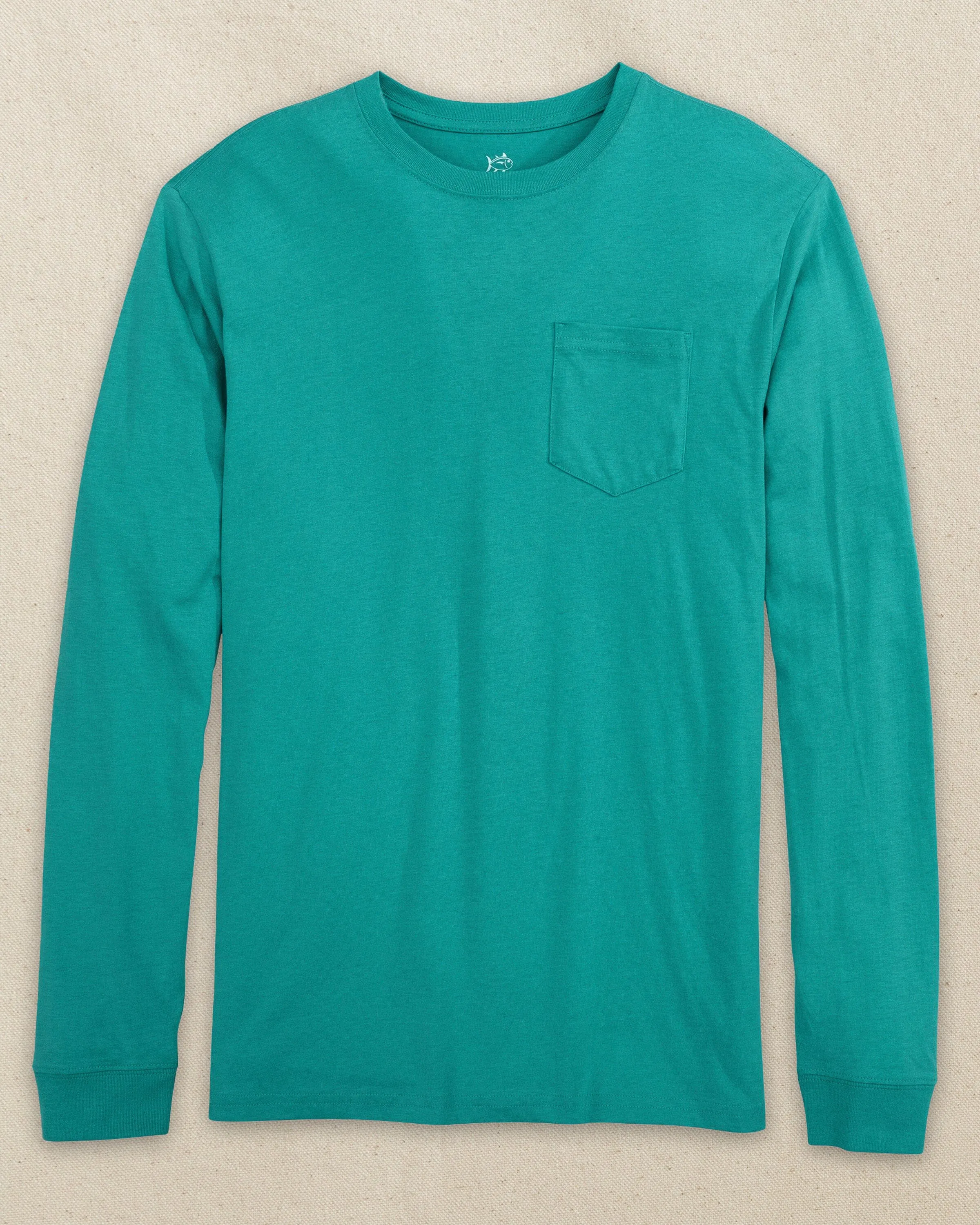 Classic Long Sleeve Pocket T-Shirt - Gulf Stream sold by Southern Tide product image thumbnail 2