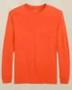 Classic Long Sleeve Pocket T-Shirt - Endzone Orange sold by Southern Tide