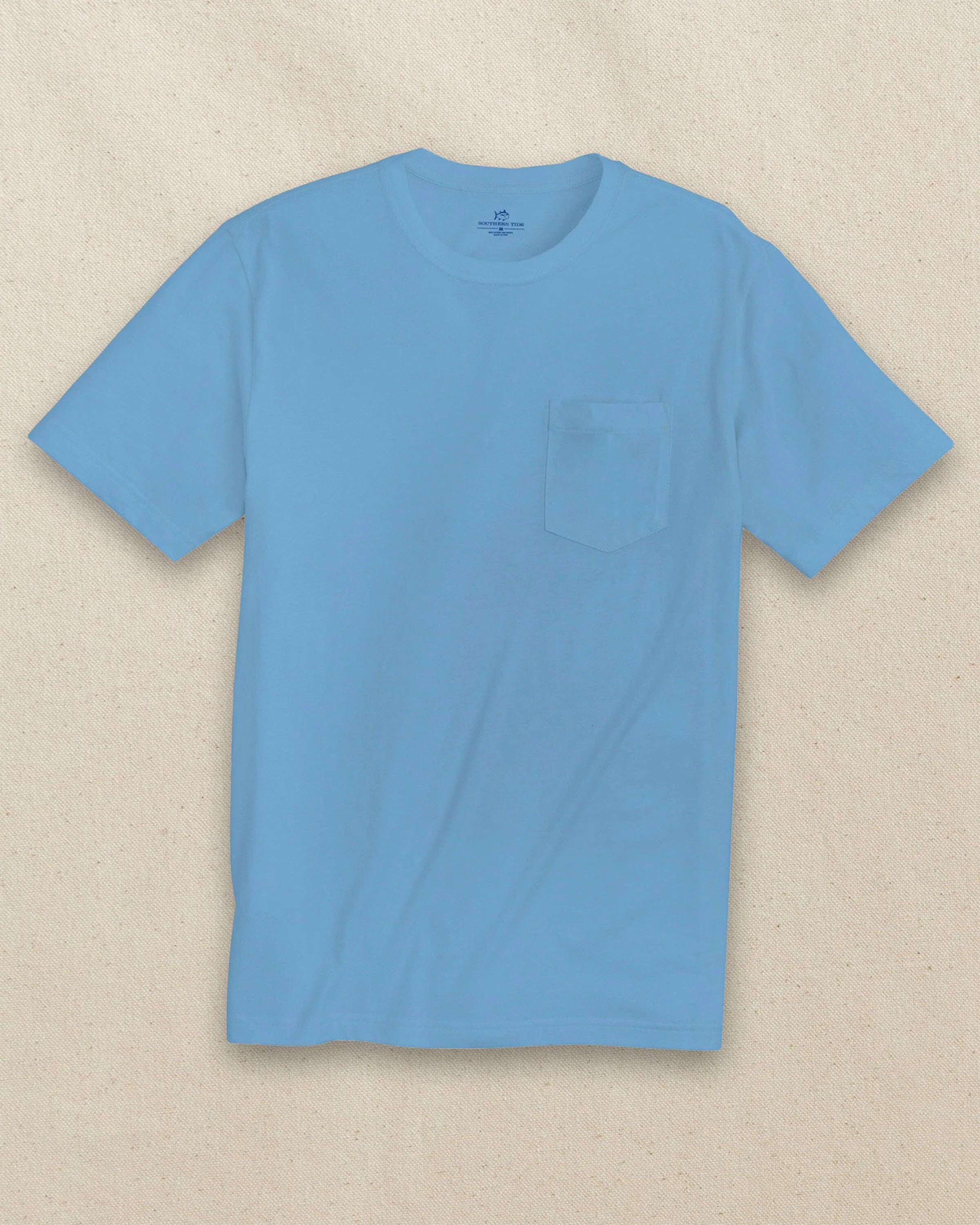 Classic Short Sleeve Pocket T-Shirt - Rush Blue sold by Southern Tide