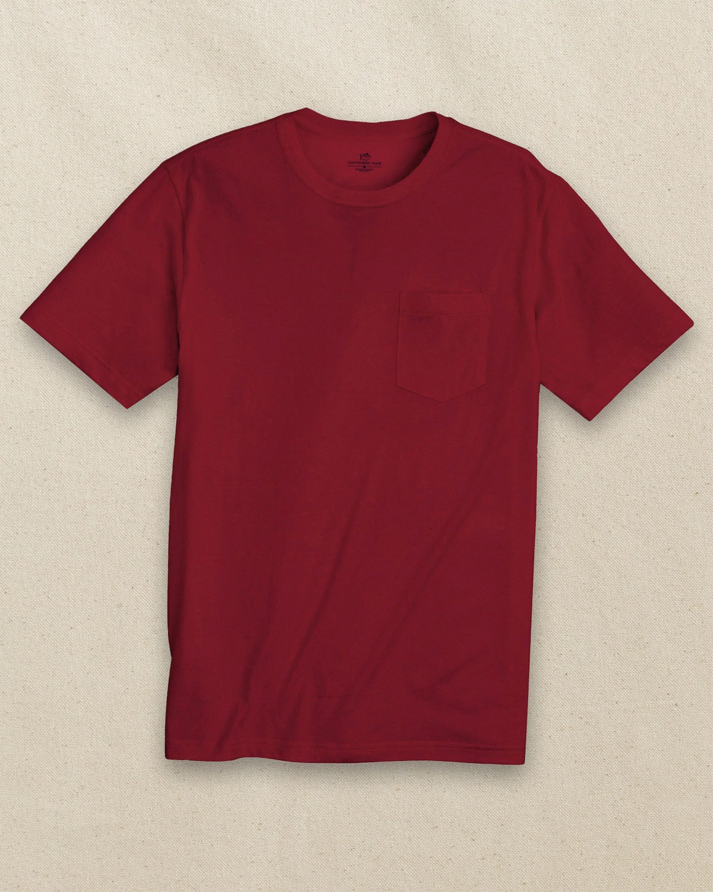 Classic Short Sleeve Pocket T-Shirt - Crimson sold by Southern Tide product image thumbnail 2
