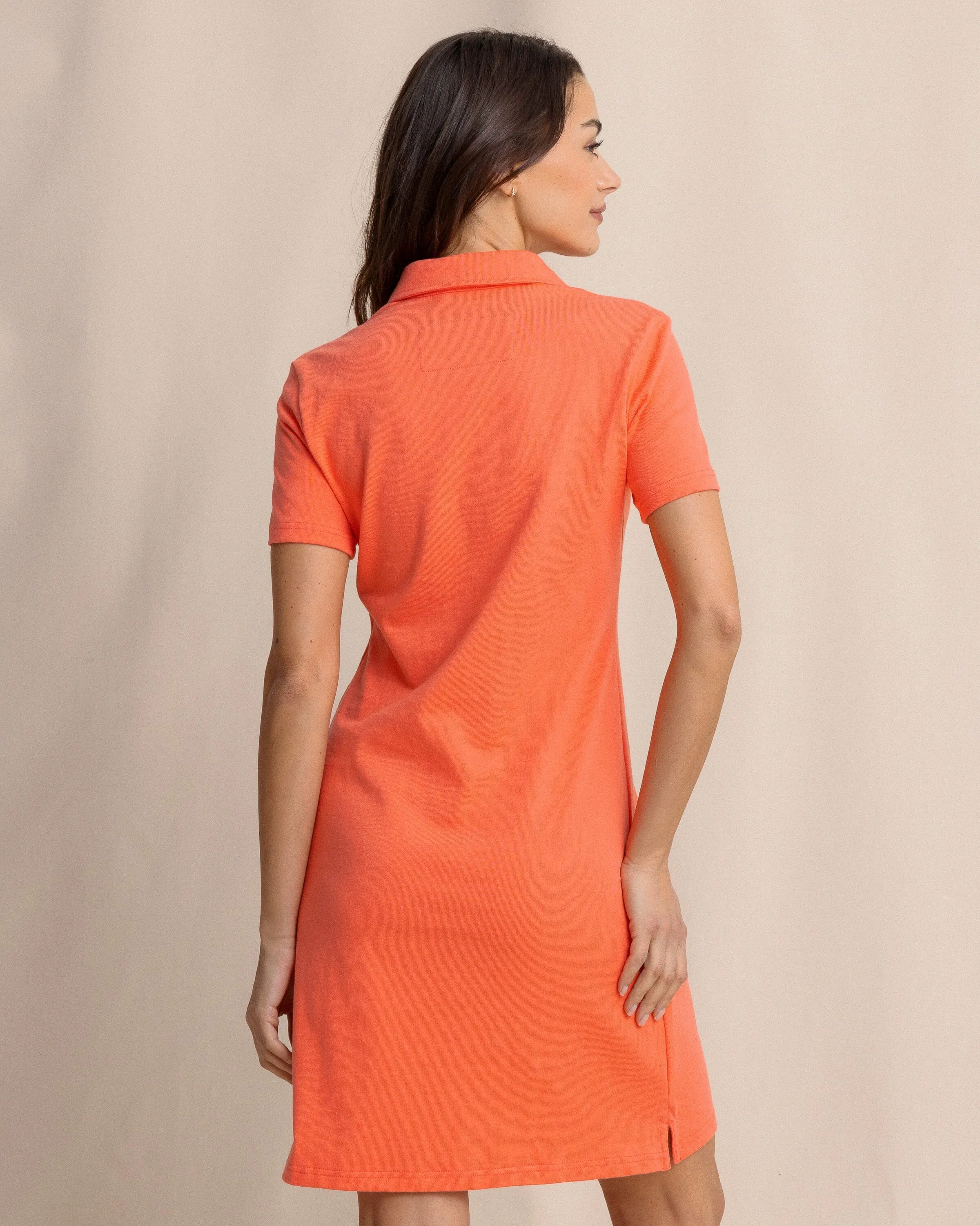 Demi Solid Short Sleeve Polo Dress sold by Southern Tide product image thumbnail 5
