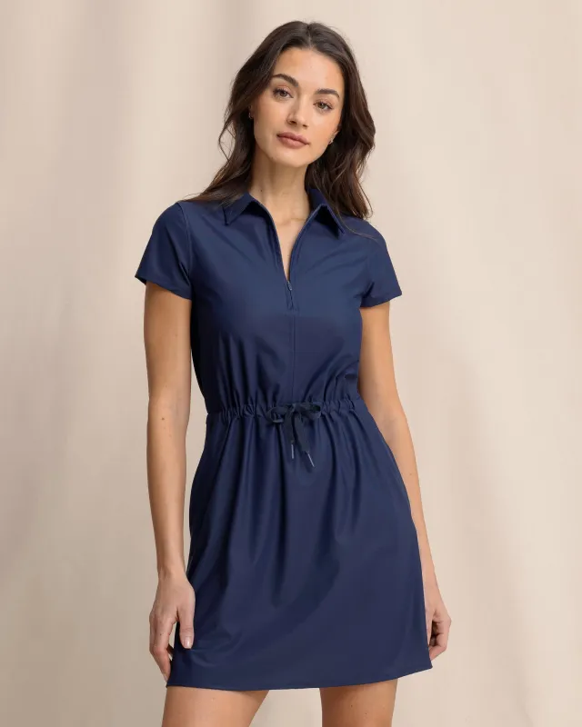 Bailee Short Sleeve Performance Dress sold by Southern Tide