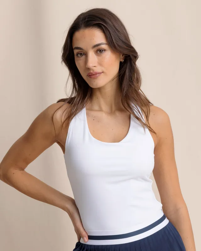 Natalie Cross Back Tank sold by Southern Tide