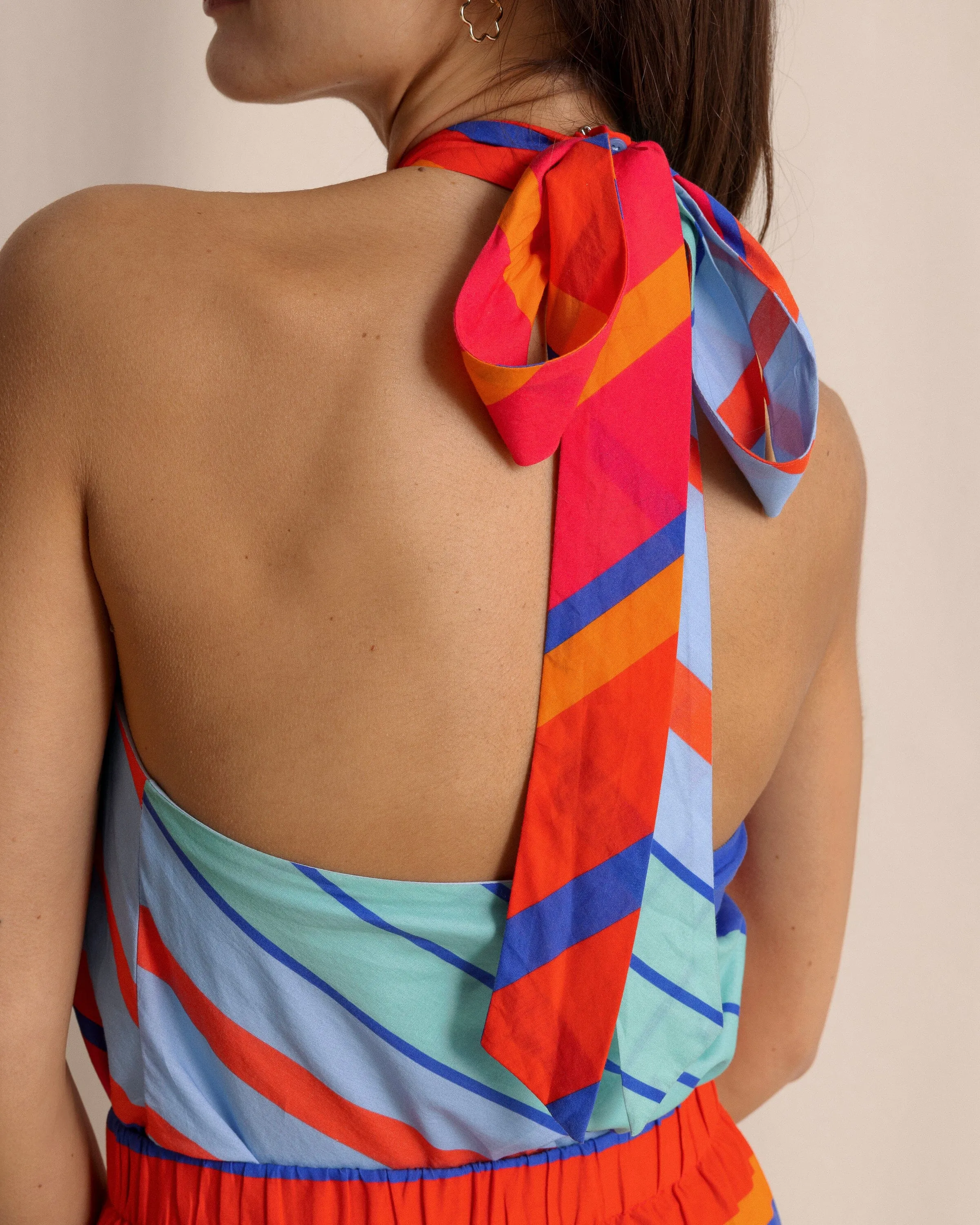 Fallon Calypso Cay Stripe Halter Top sold by Southern Tide product image thumbnail 5
