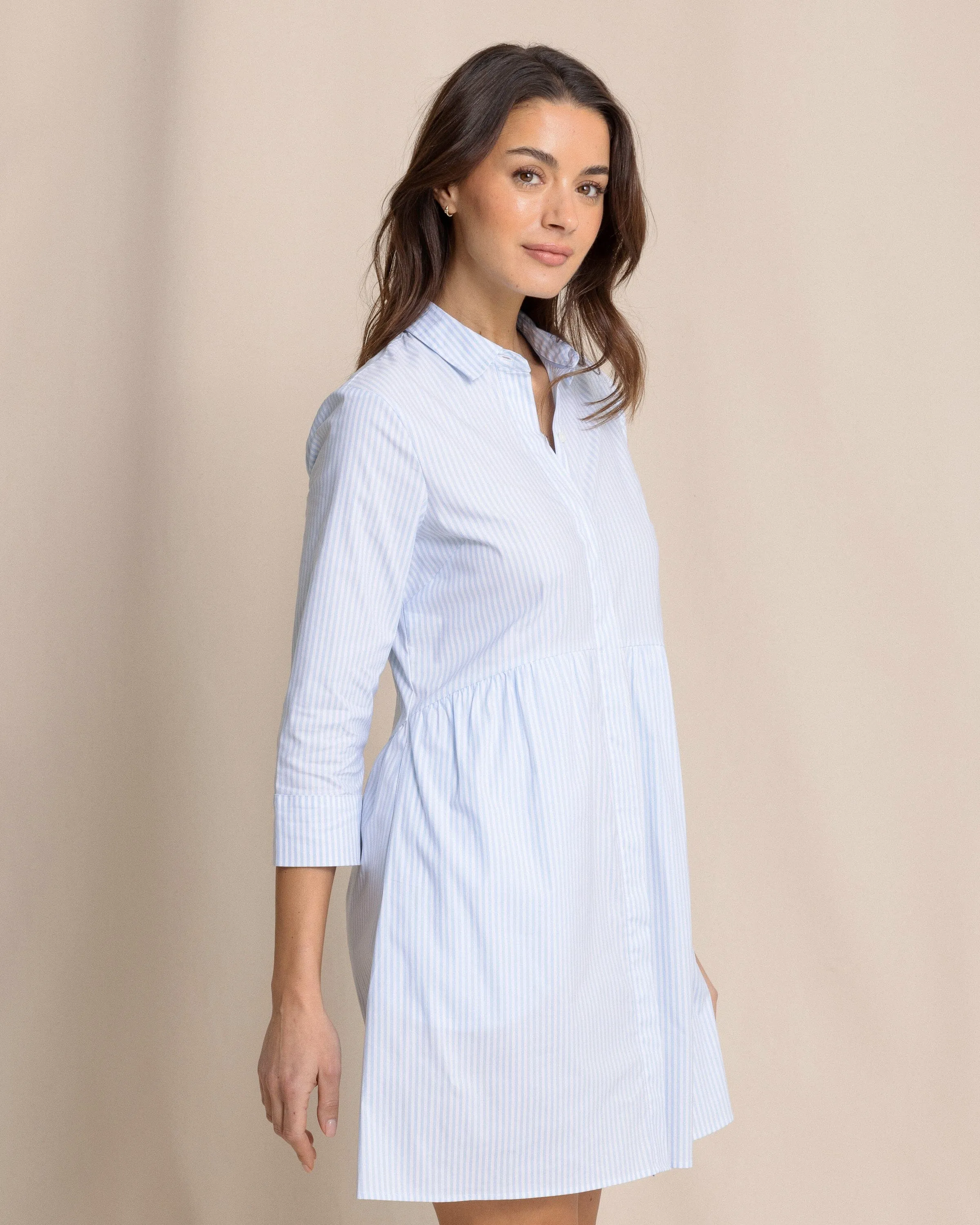 Cara brrr°® Stripe Dress sold by Southern Tide product image thumbnail 4