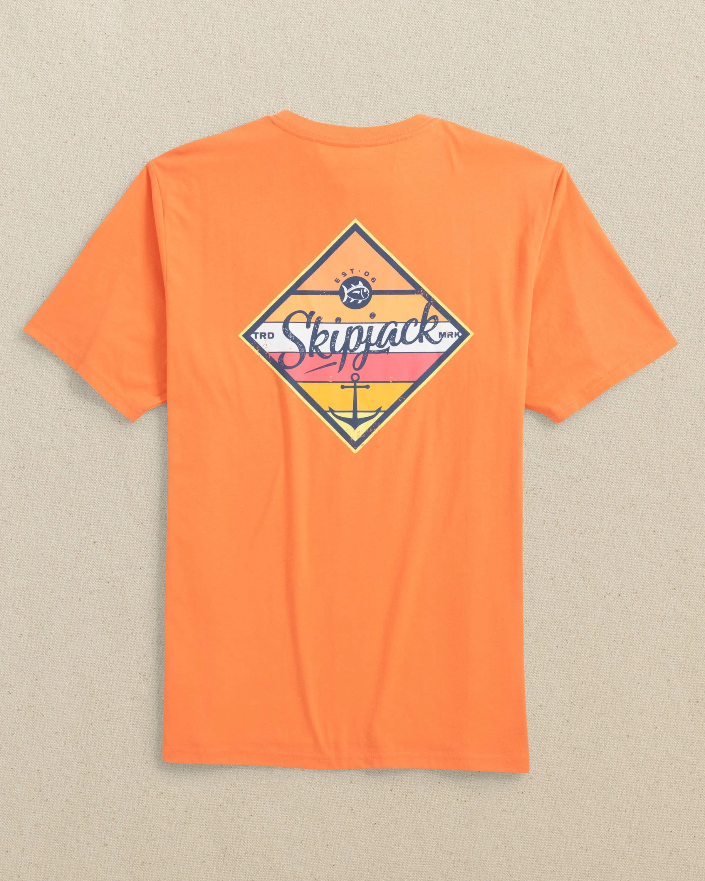 Anchor At Sunset Short Sleeve T-Shirt sold by Southern Tide