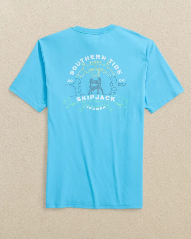 Take The Helm Skipjack Short Sleeve T-Shirt sold by Southern Tide