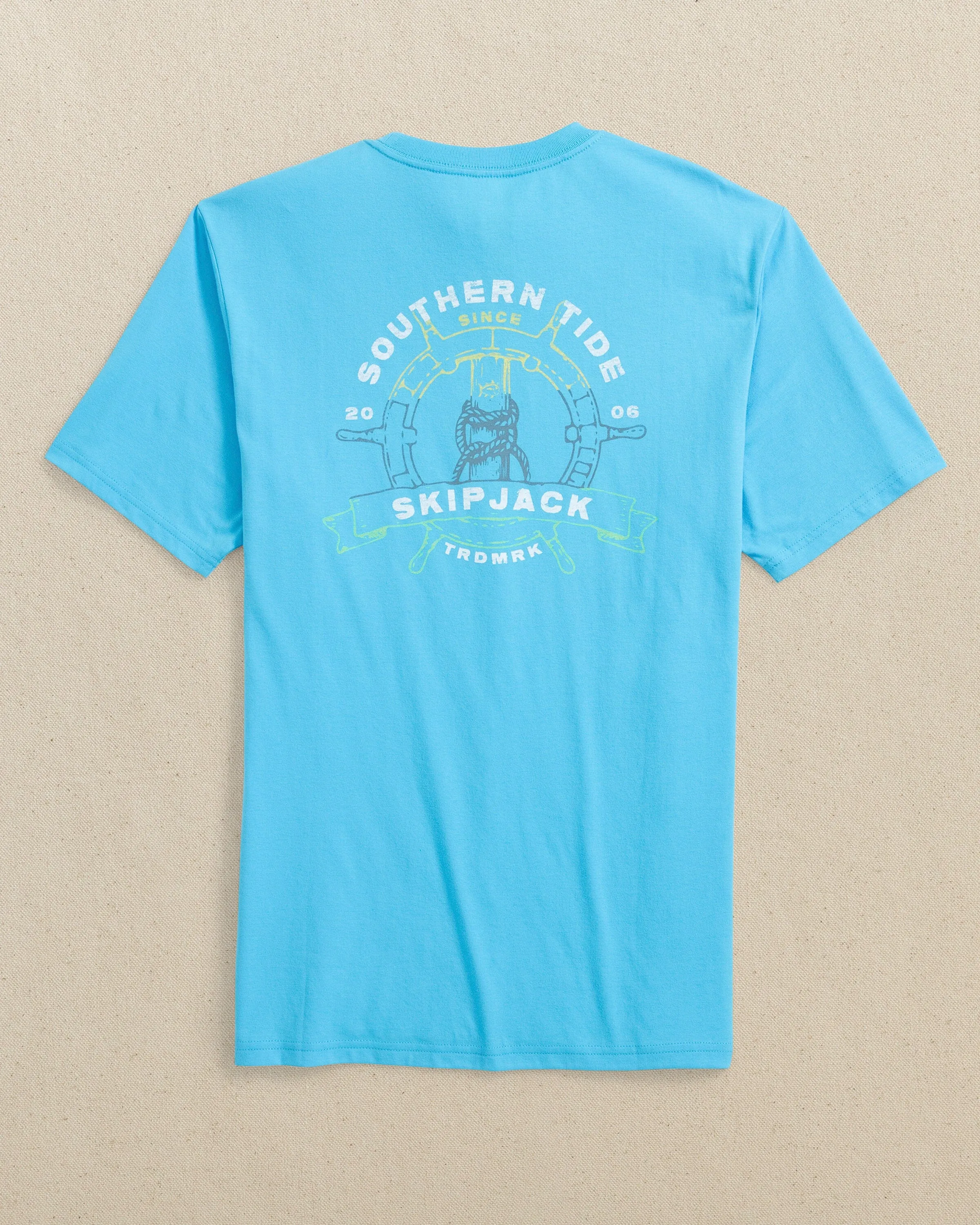 Take The Helm Skipjack Short Sleeve T-Shirt sold by Southern Tide