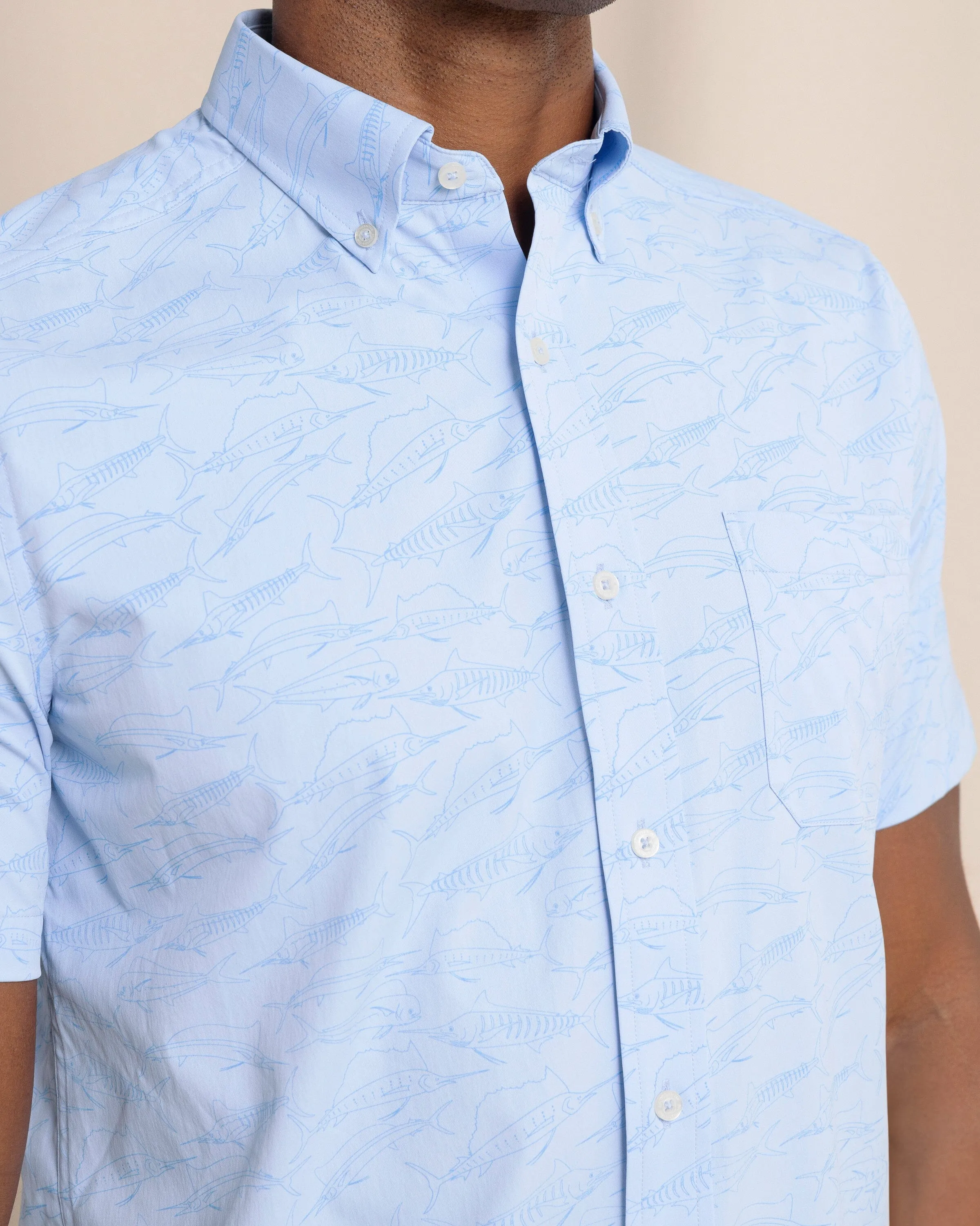 Game Fish Intercoastal Short Sleeve Sport Shirt sold by Southern Tide product image thumbnail 5