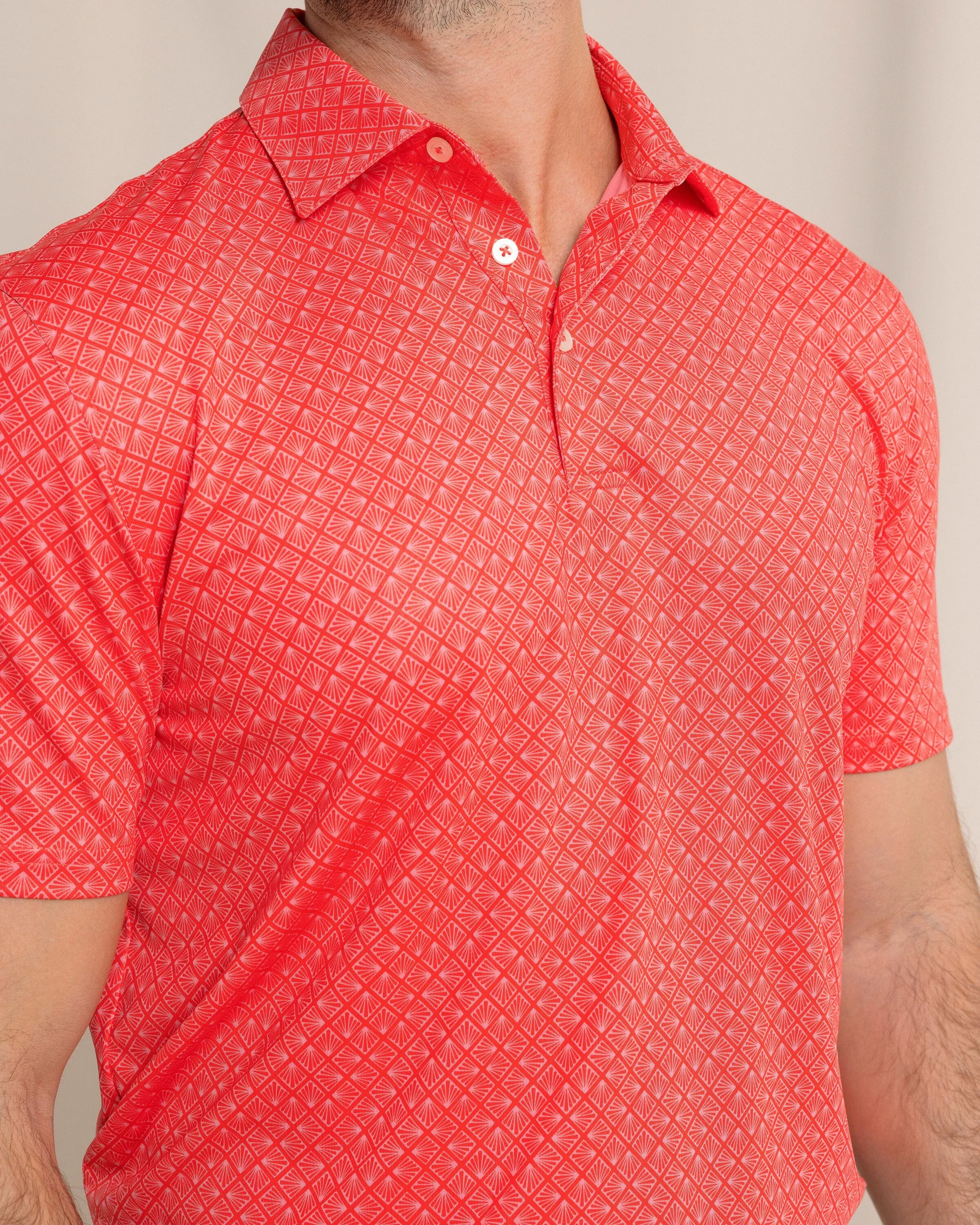 Driver Snazzy Scales Printed Polo sold by Southern Tide product image thumbnail 2