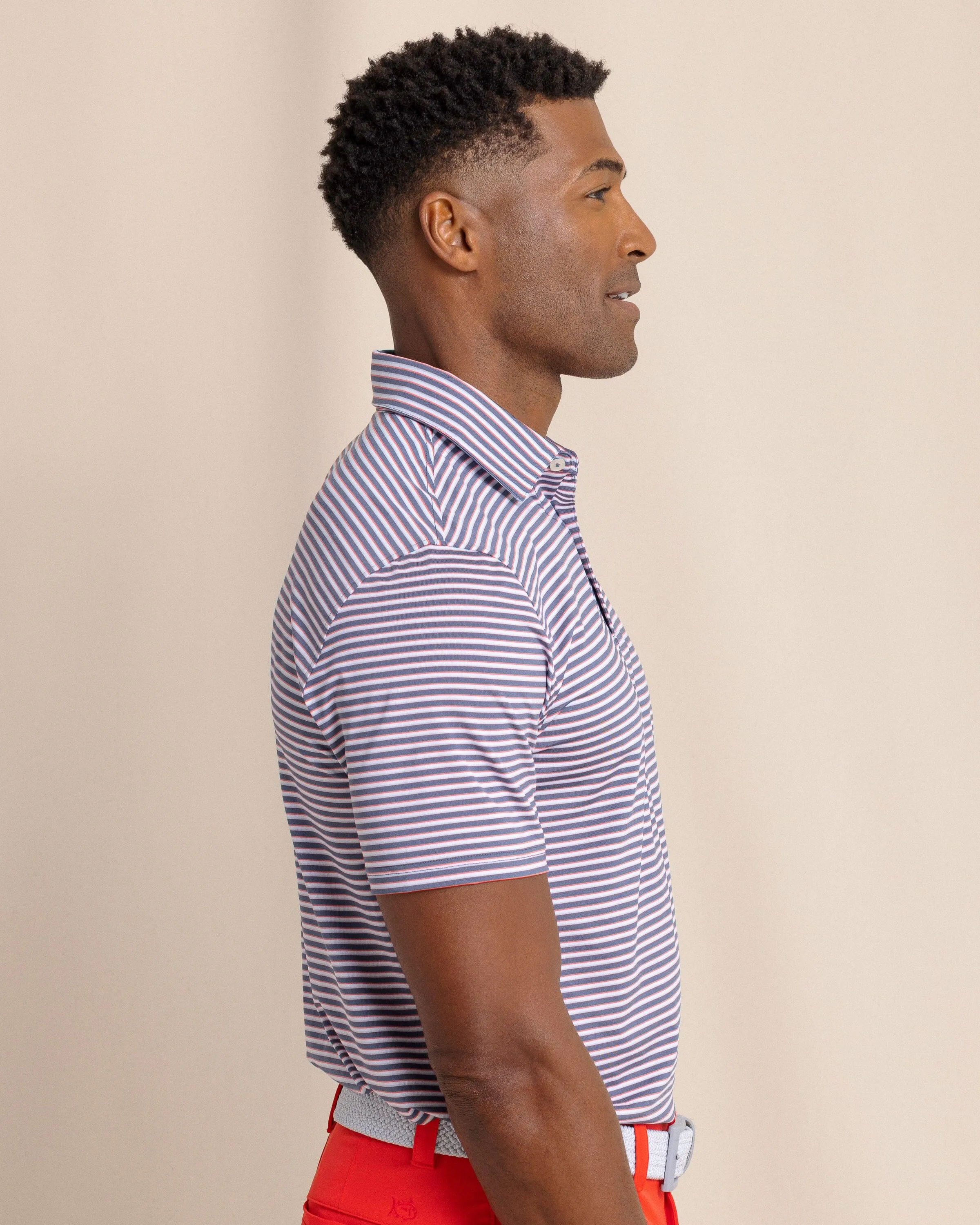 Driver Caravel Stripe Polo sold by Southern Tide product image thumbnail 4