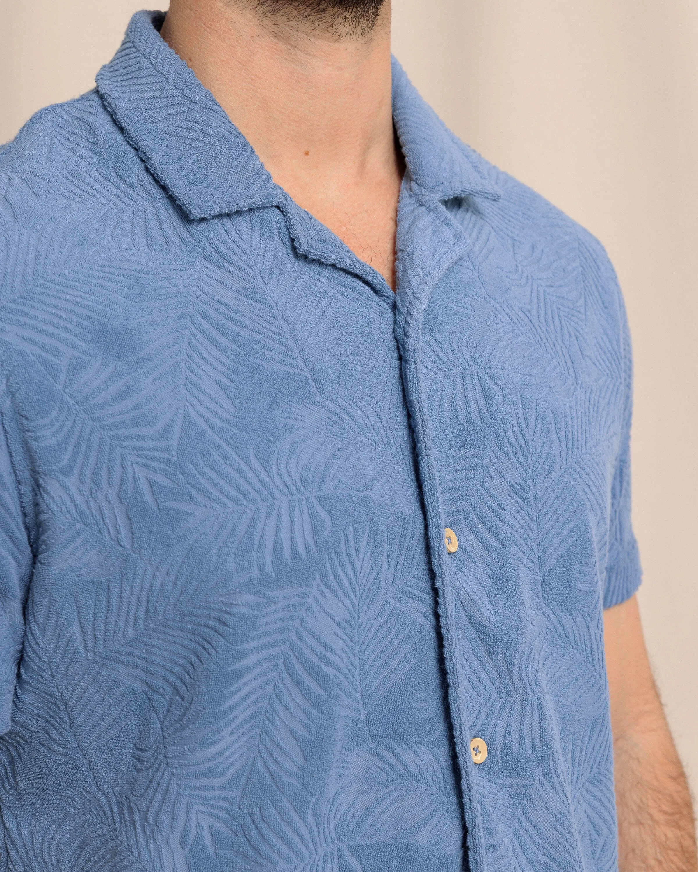 Crystal Beach Terry Short Sleeve Camp Shirt sold by Southern Tide product image thumbnail 5