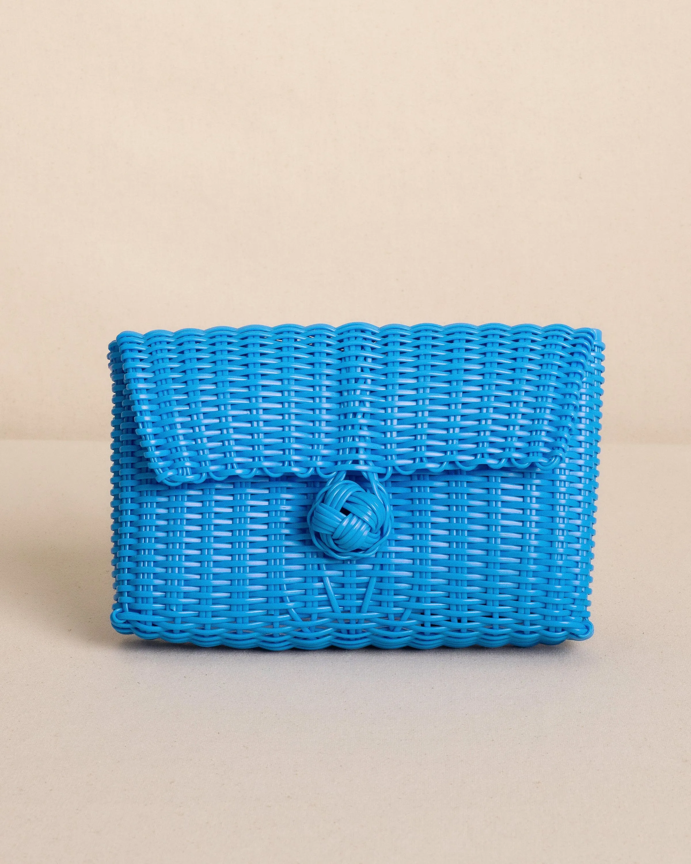 The Lilley Line Clutch - Celeste Blue sold by Southern Tide
