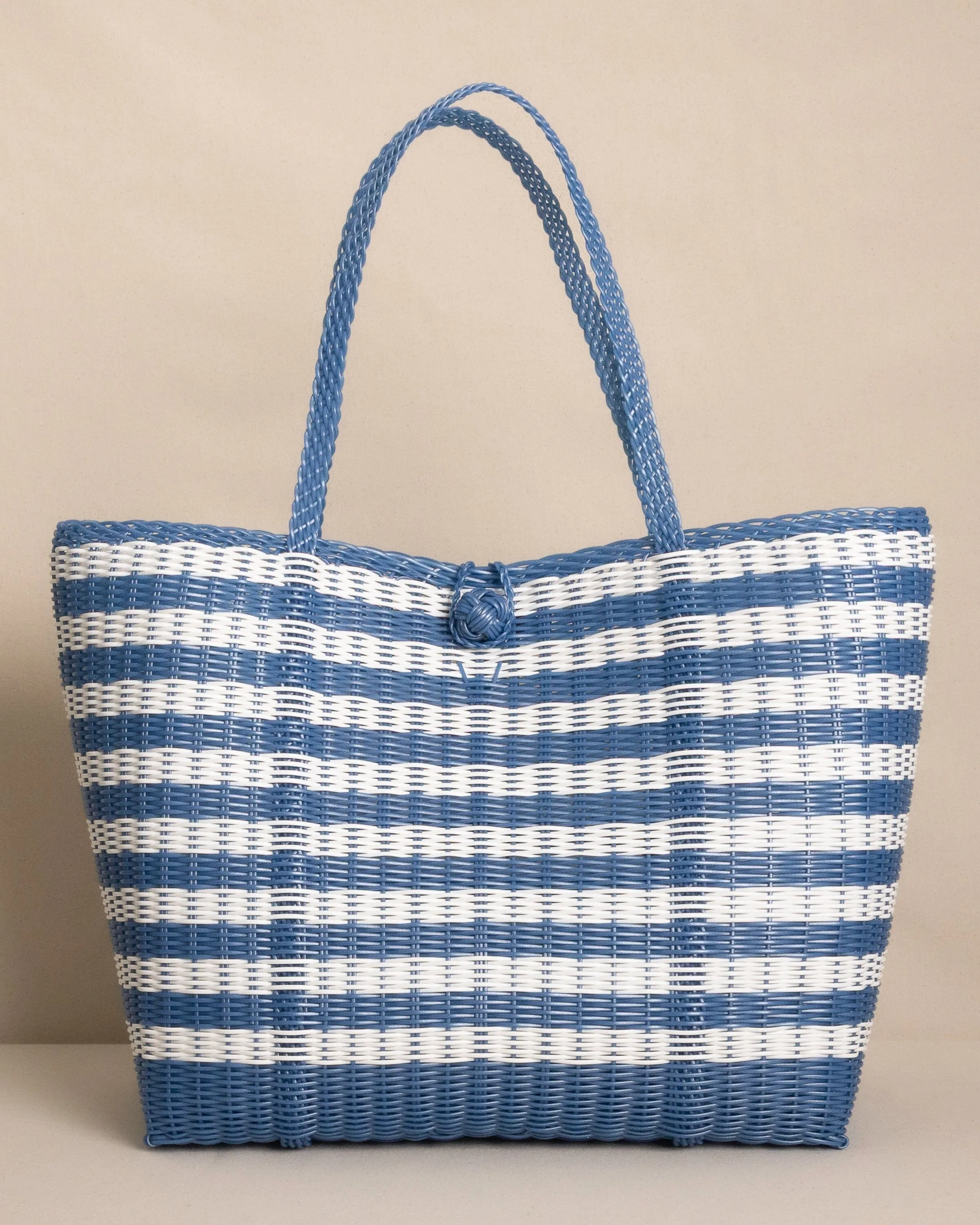 The Lilley Line Medium Tides Stripe Tote sold by Southern Tide