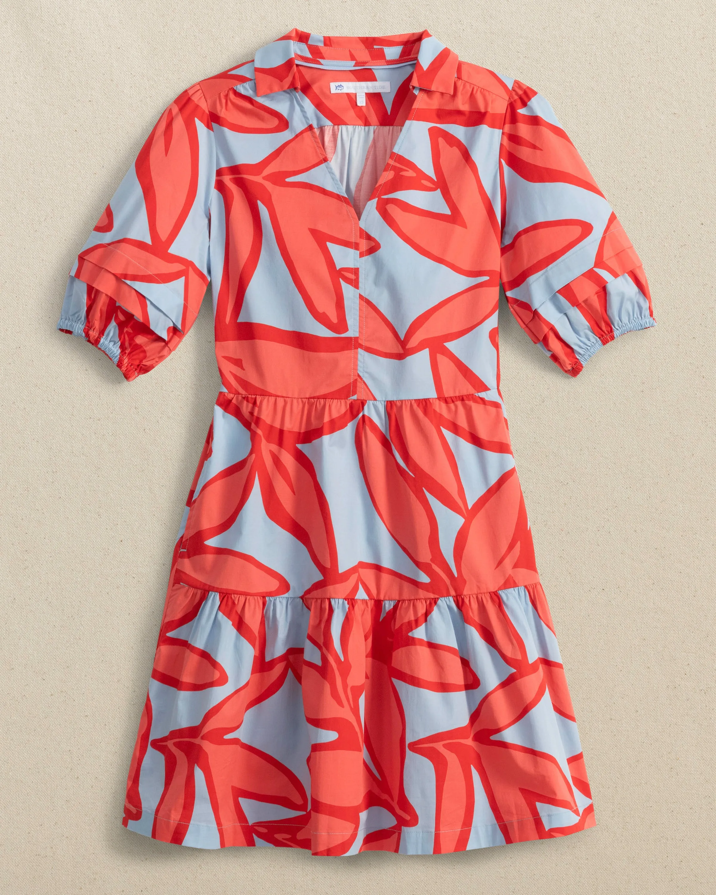 Piper Garden Glory Printed Short Sleeve Dress sold by Southern Tide product image thumbnail 3