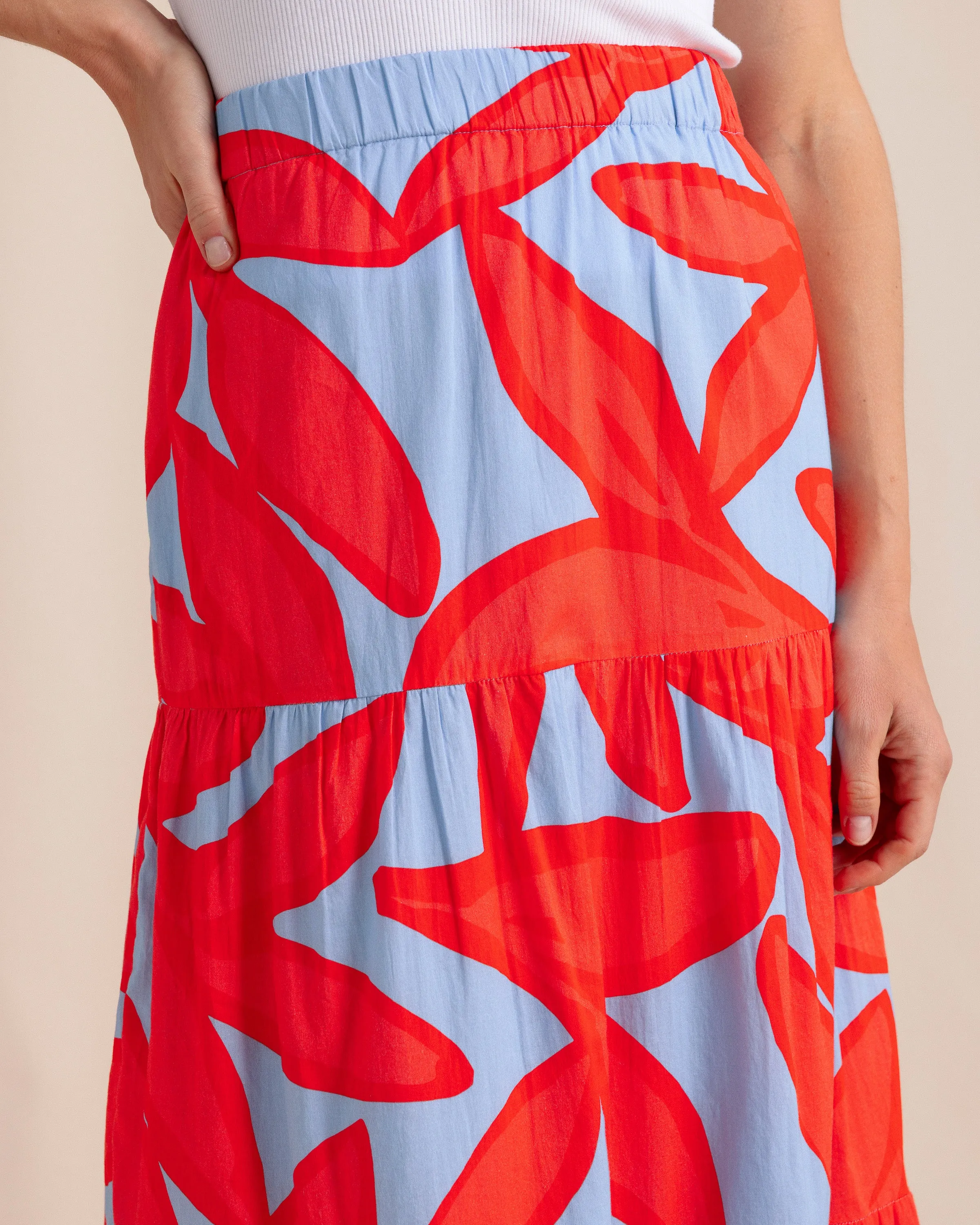 Vanna Garden Glory Printed Maxi Skirt sold by Southern Tide product image thumbnail 4
