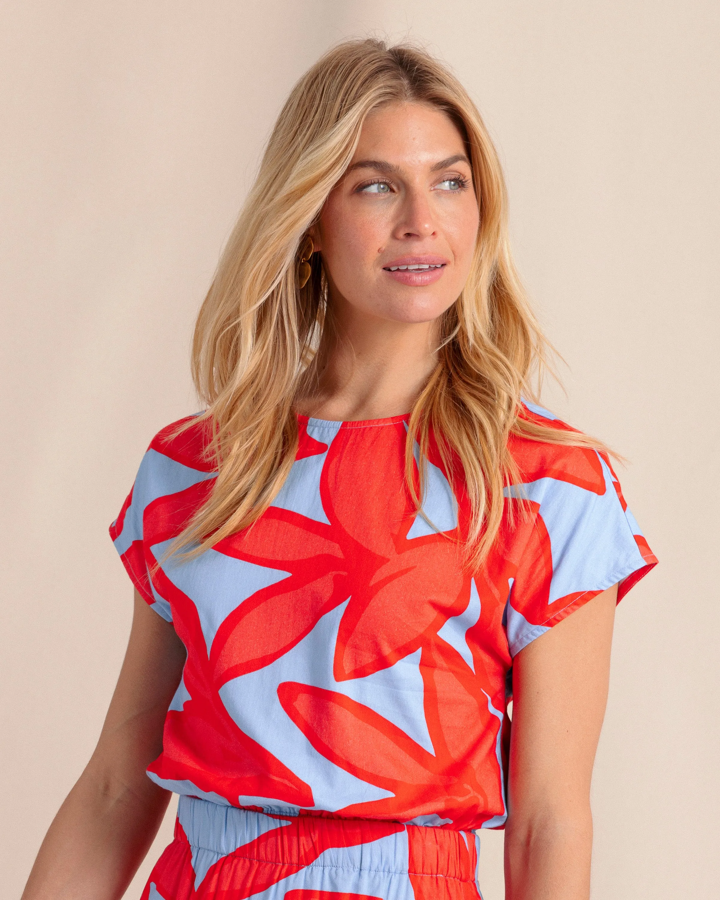 Jaclyn Garden Glory Top sold by Southern Tide