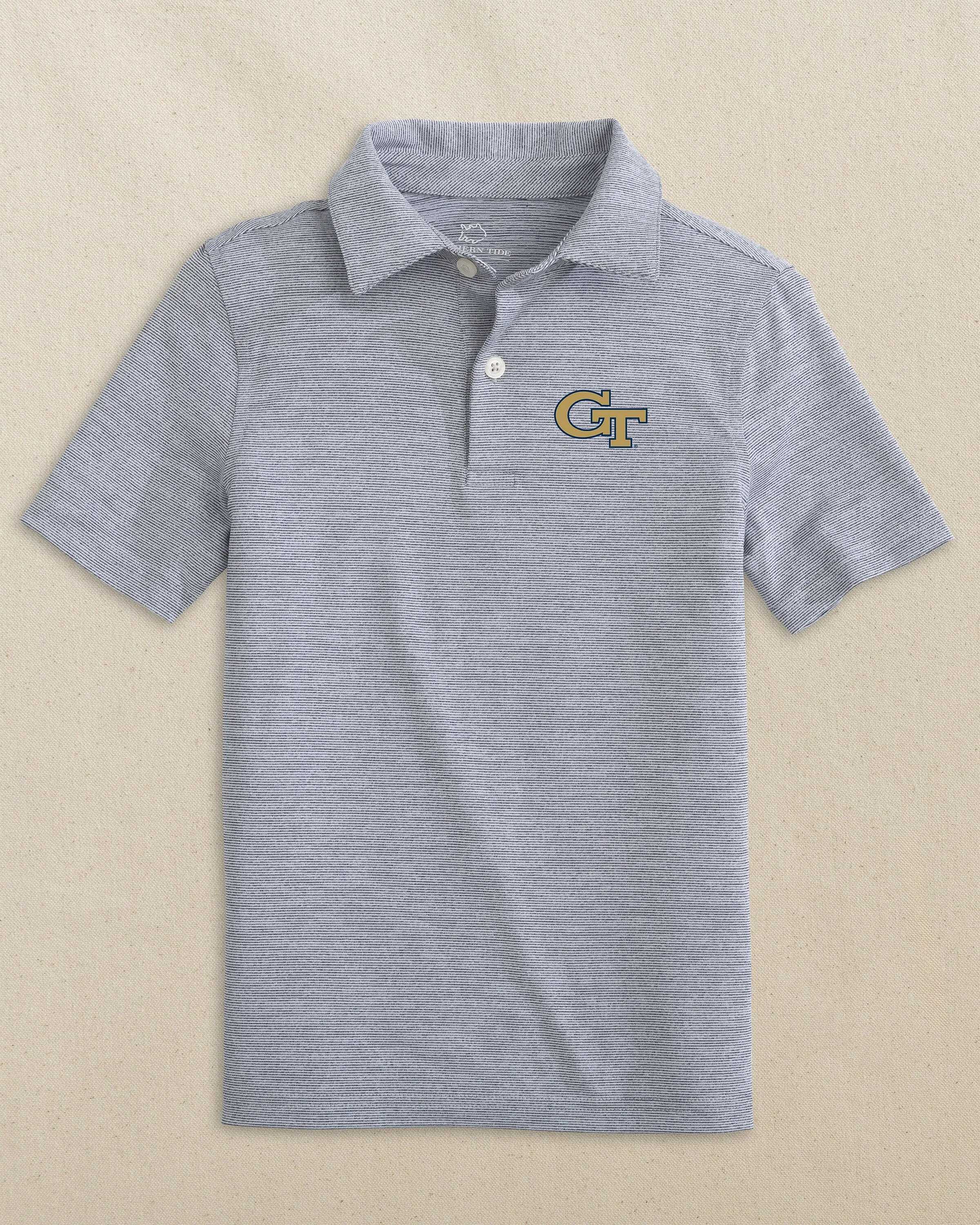 Georgia Tech Boys Driver Spacedye Polo Shirt sold by Southern Tide