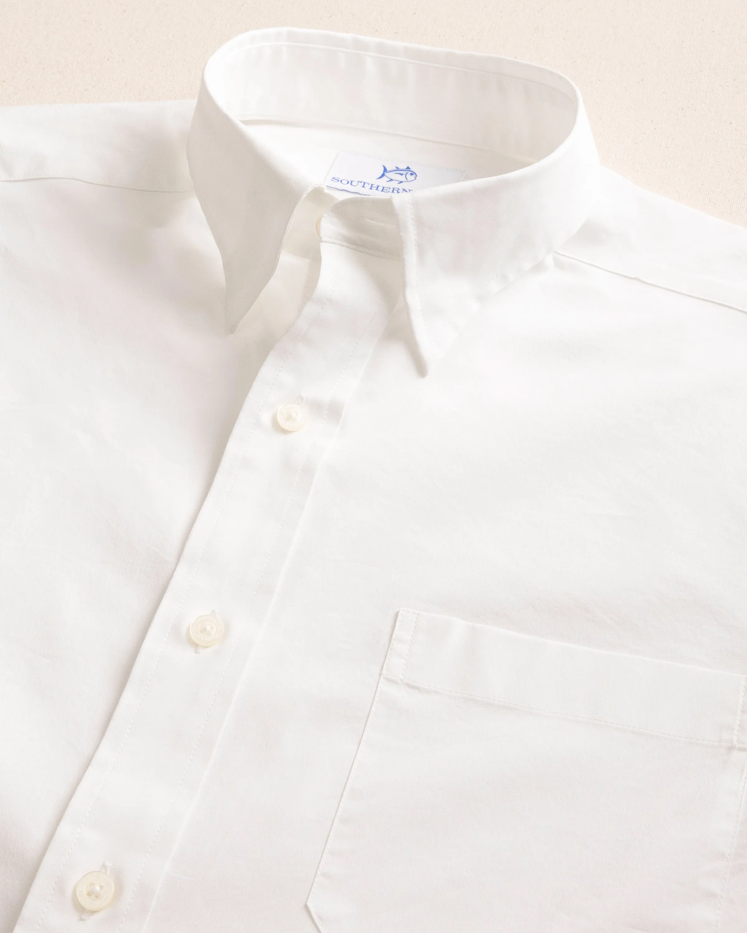 Charleston Overbrook Solid Long Sleeve Sport Shirt sold by Southern Tide product image thumbnail 4