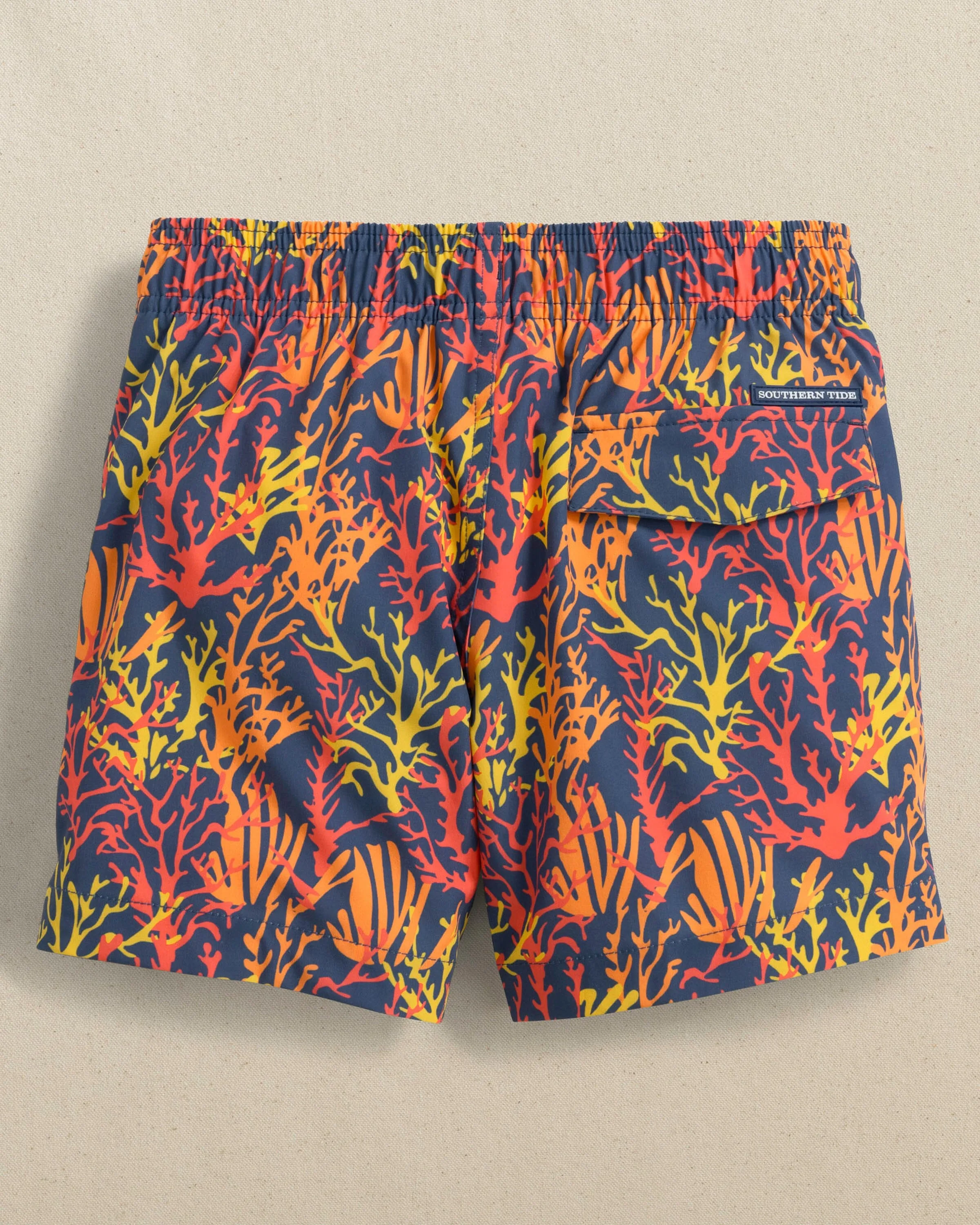 Boys Coral Hideaway Swim Trunk sold by Southern Tide product image thumbnail 2