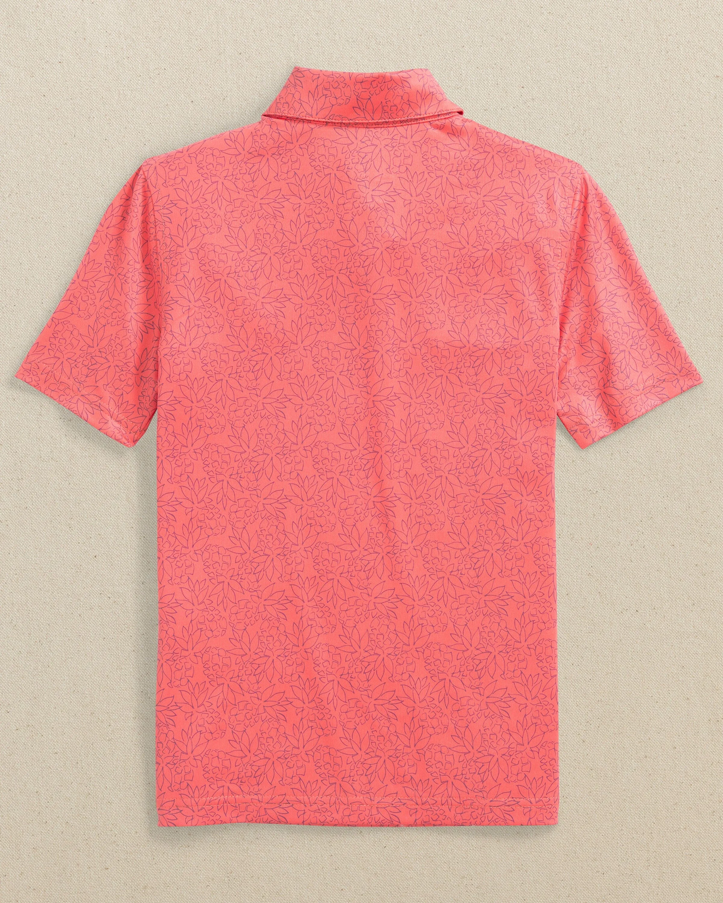 Boys Driver Pineapple Paradise Printed Performance Polo sold by Southern Tide product image thumbnail 4