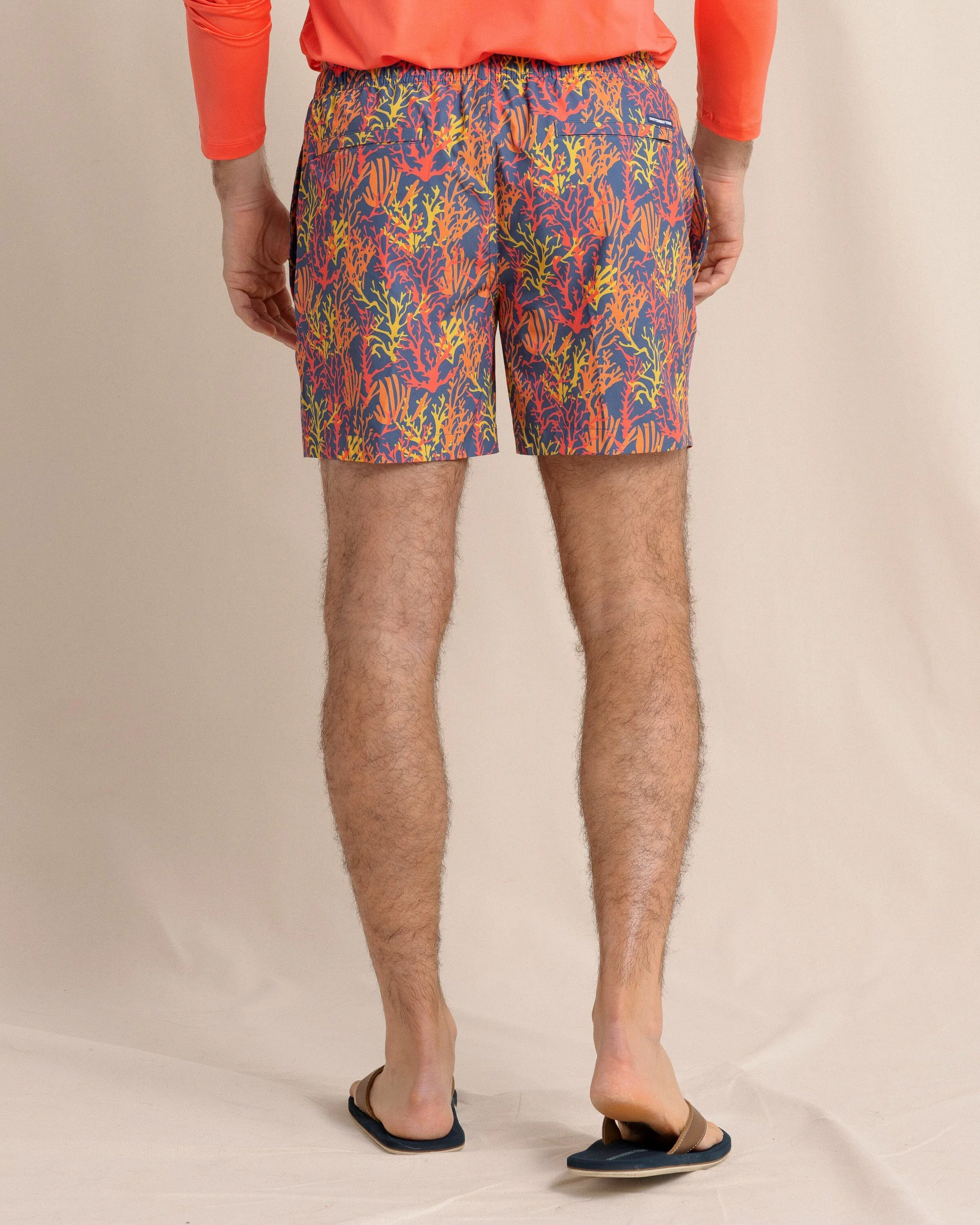 Coral Hideaway Swim Trunk sold by Southern Tide product image thumbnail 5