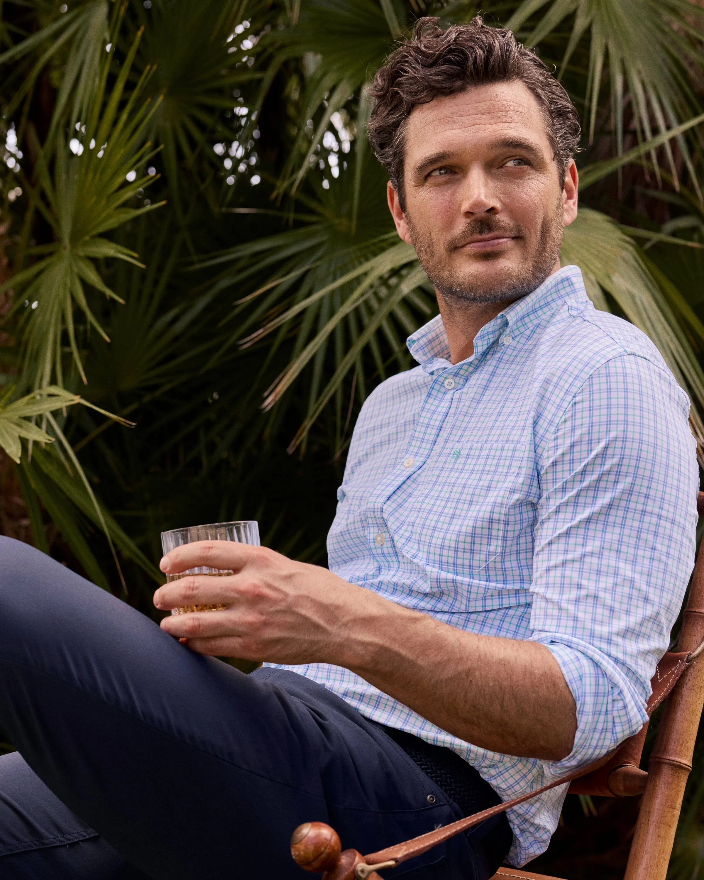 Turnberry Plaid Intercoastal Long Sleeve Sport Shirt sold by Southern Tide