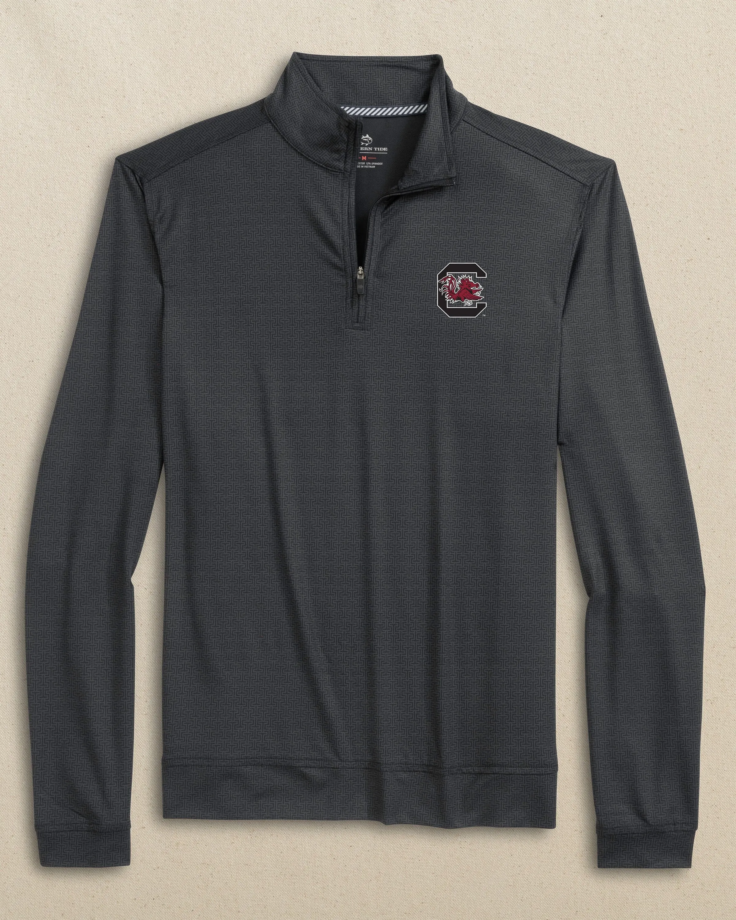 USC Gamecocks Cruiser ST Geo Printed Quarter Zip sold by Southern Tide product image thumbnail 2