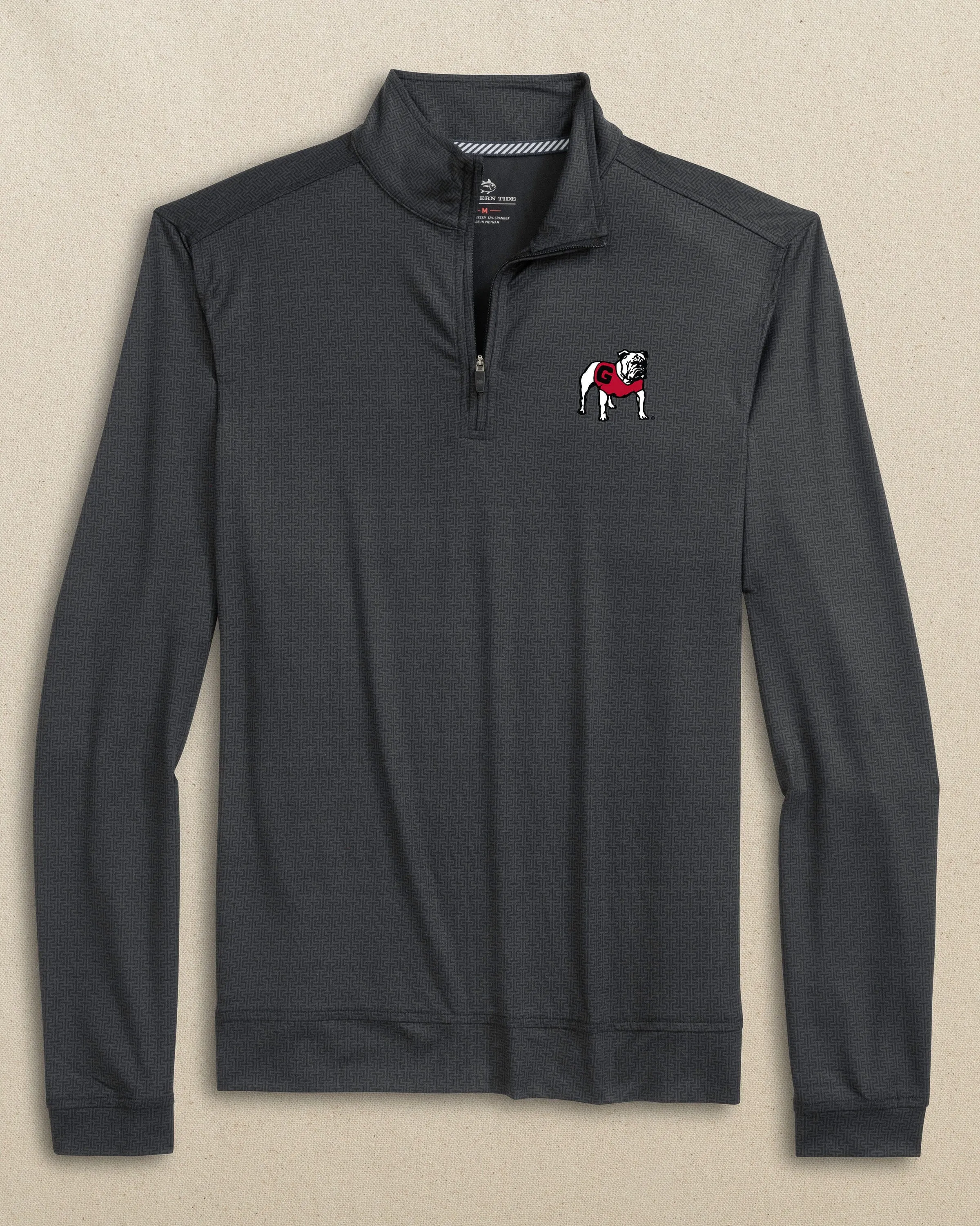 Georgia Bulldogs Cruiser ST Geo Printed Quarter Zip sold by Southern Tide product image thumbnail 2