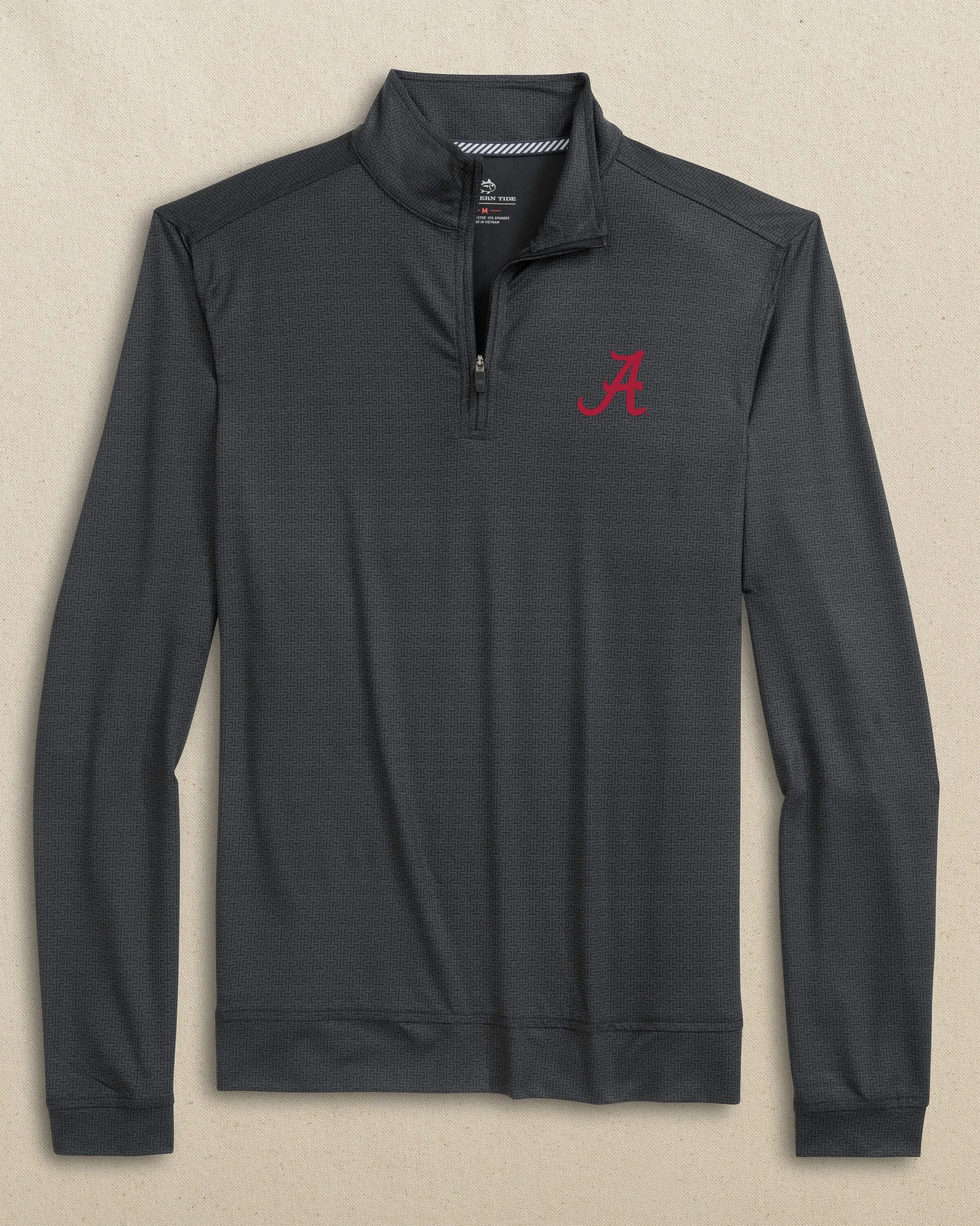 Alabama Crimson Tide Cruiser ST Geo Printed Quarter Zip sold by Southern Tide product image thumbnail 2