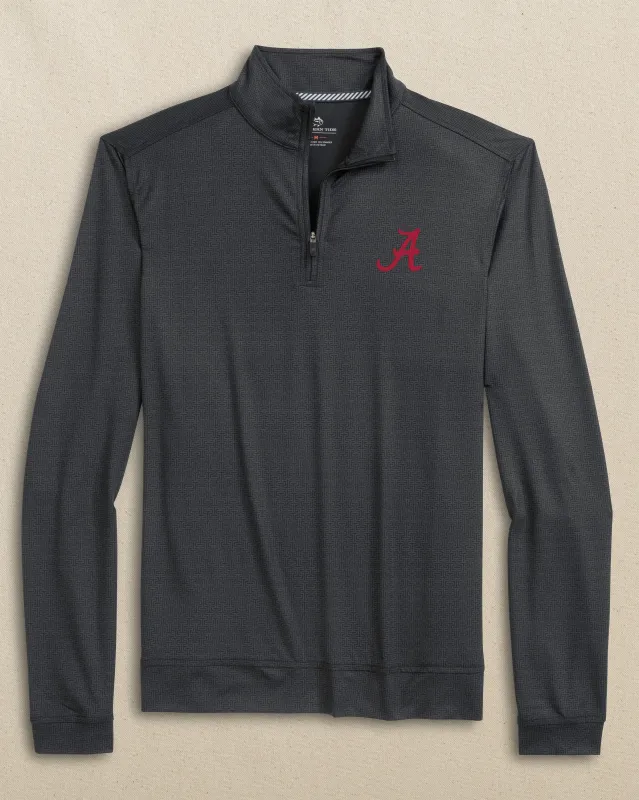 Alabama Crimson Tide Cruiser ST Geo Printed Quarter Zip sold by Southern Tide