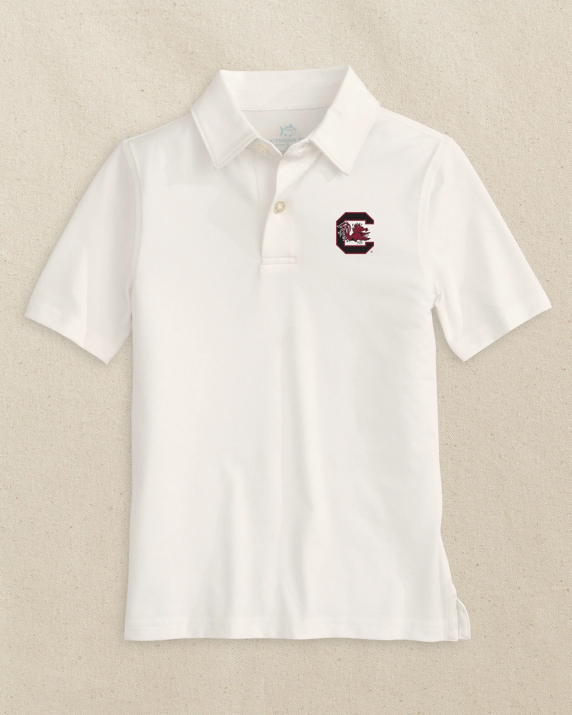 USC Gamecocks Boys Driver Polo Shirt sold by Southern Tide product image thumbnail 2