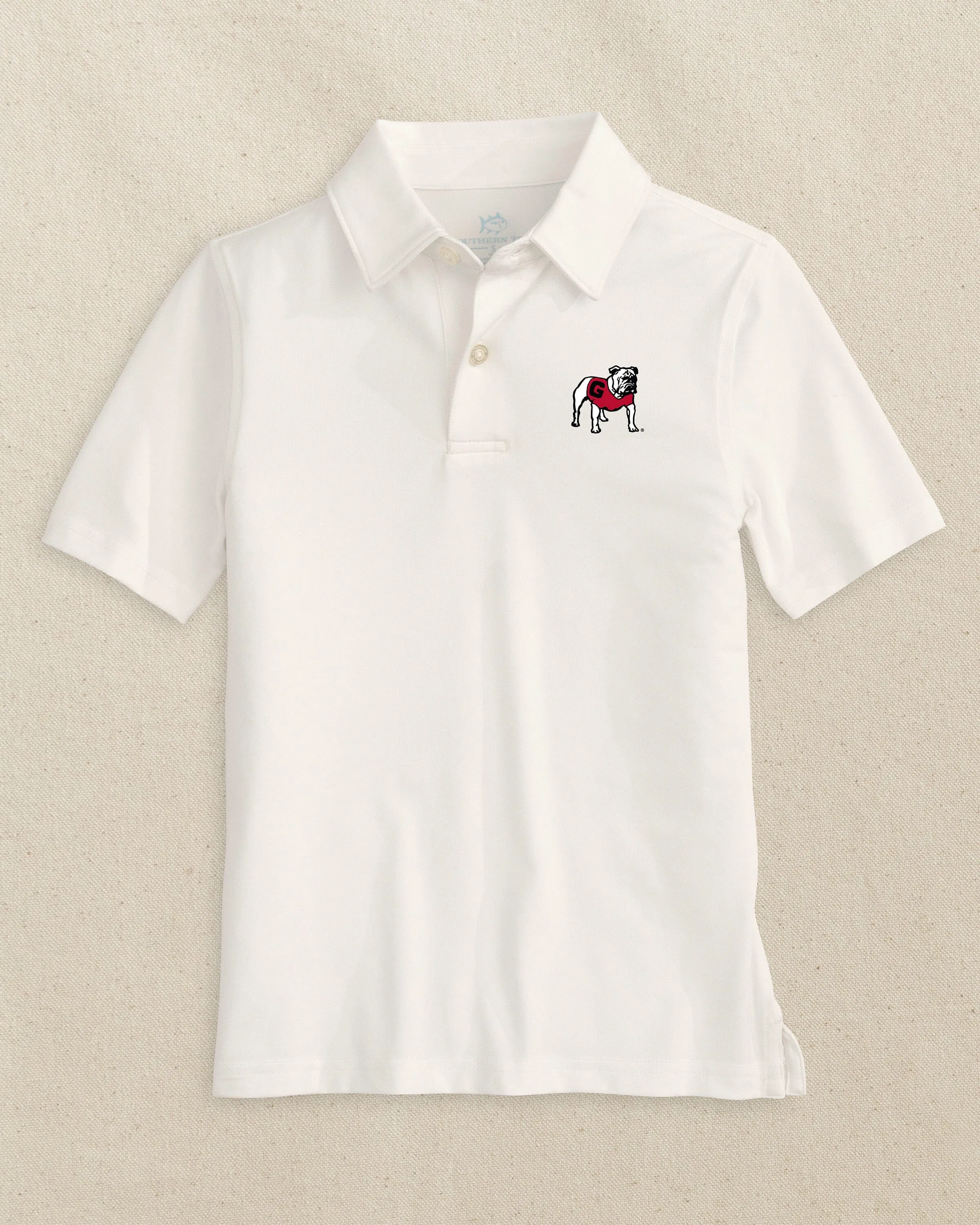 Georgia Bulldogs Boys Driver Performance Polo Shirt sold by Southern Tide product image thumbnail 2