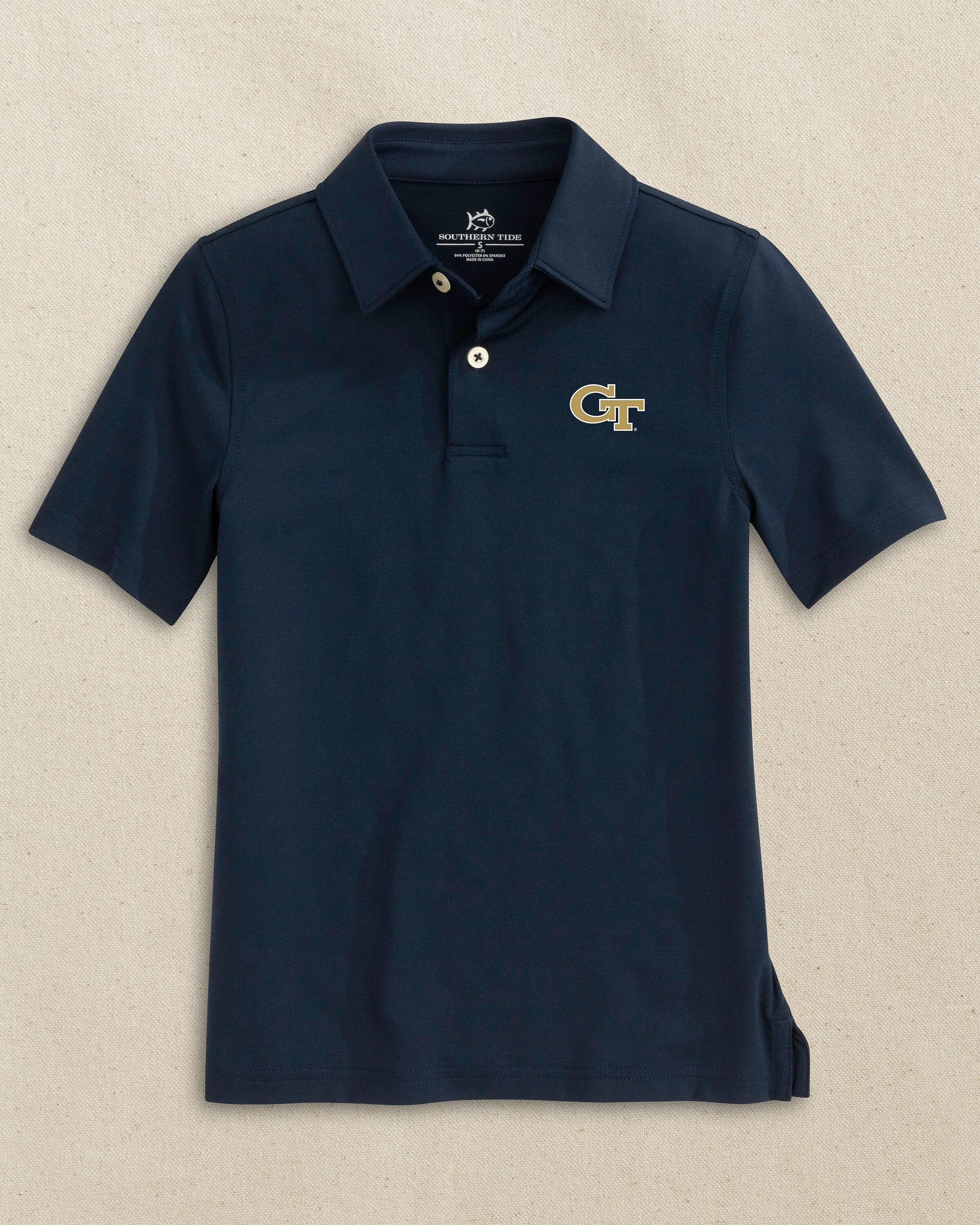 Georgia Tech Boys Driver Performance Polo Shirt sold by Southern Tide product image thumbnail 2