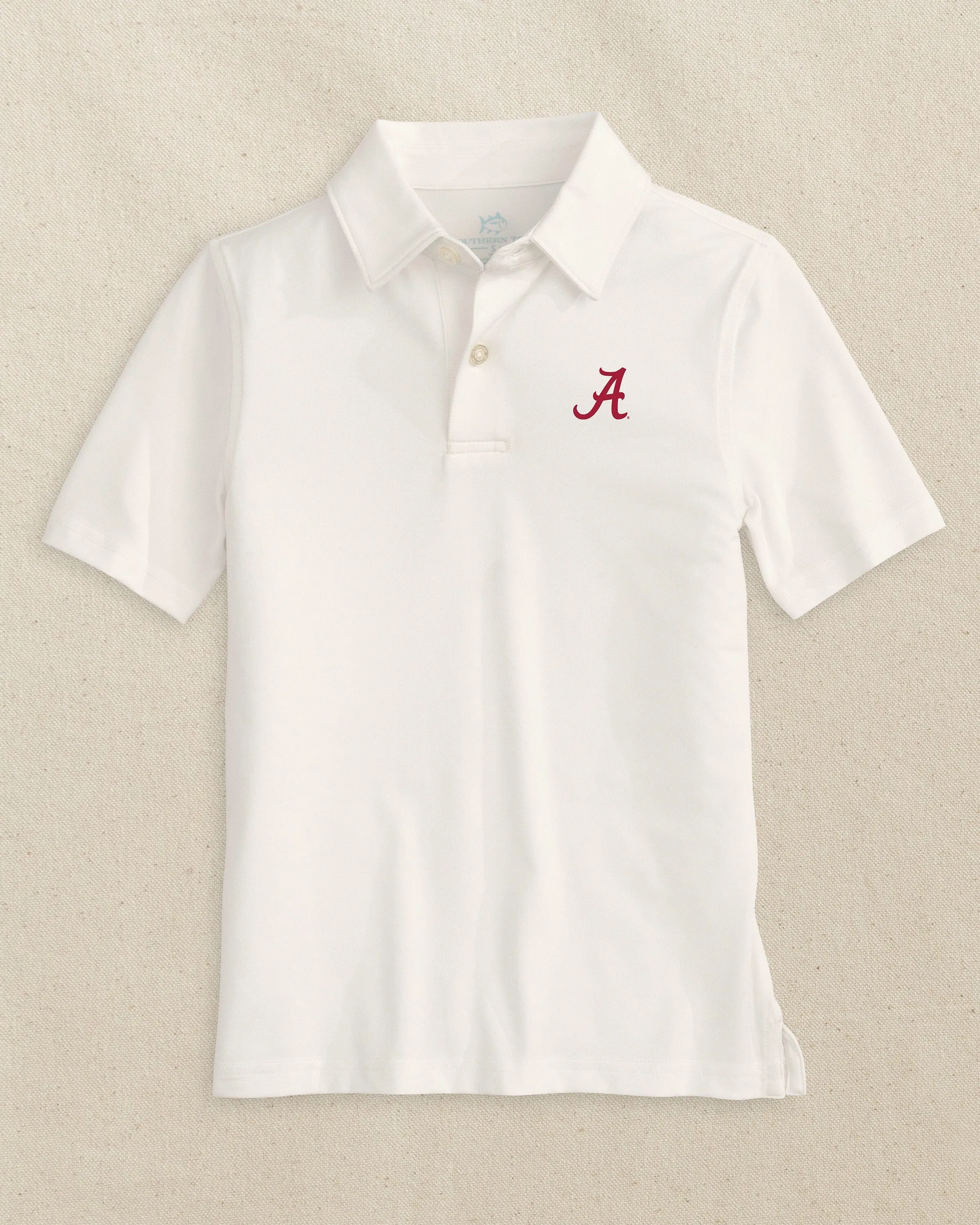 Alabama Crimson Tide Boys Driver Performance Polo Shirt sold by Southern Tide product image thumbnail 2